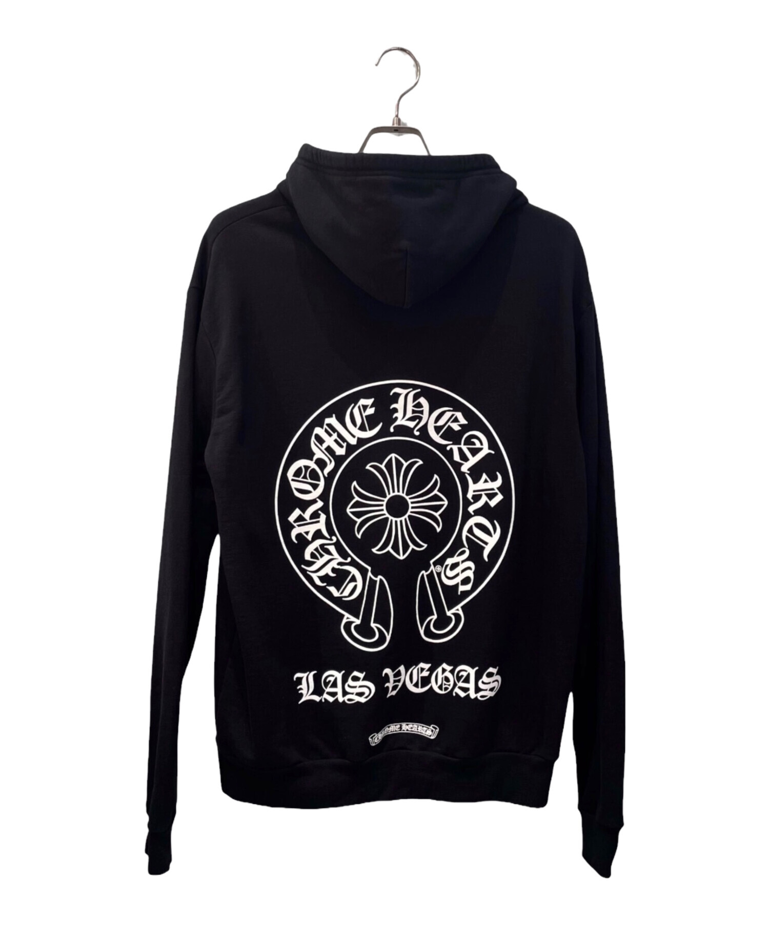 クロムハーツ ラスベガス限定 ホースシュー ジップパーカー X ブラック ダガー 中古・古着通販】CHROME HEARTS (クロムハーツ) ラスベガス限定 ユニ