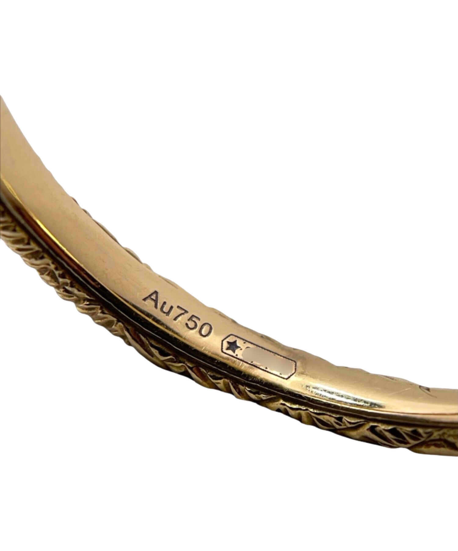 14K 彫刻入りリング 2g 中古・古着通販】GUCCI (グッチ) ウロボロス 2Pターコイズ リング