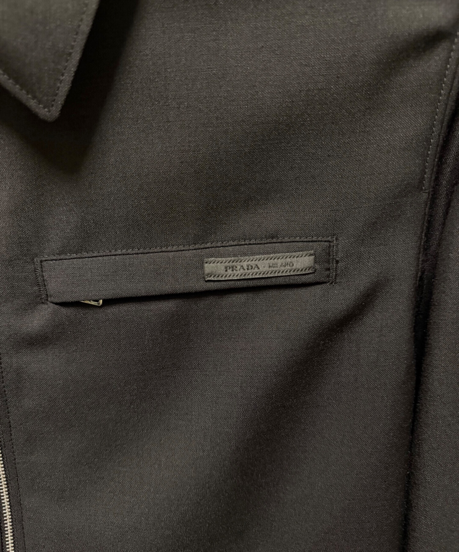 中古・古着通販】PRADA (プラダ) ジップアップブルゾン/ブルゾン