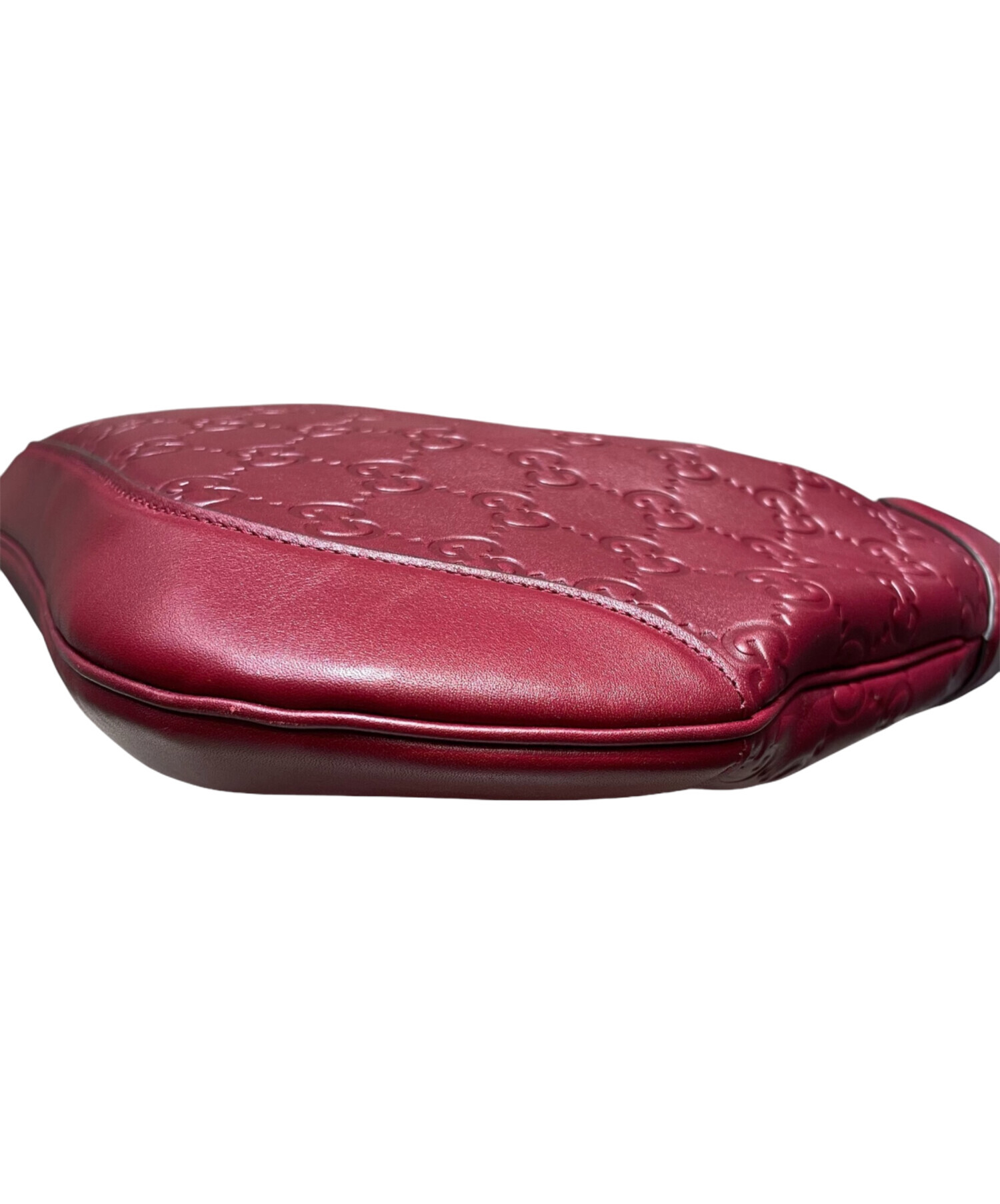 中古・古着通販】GUCCI (グッチ) グッチシマ/2WAYバッグ ワインレッド