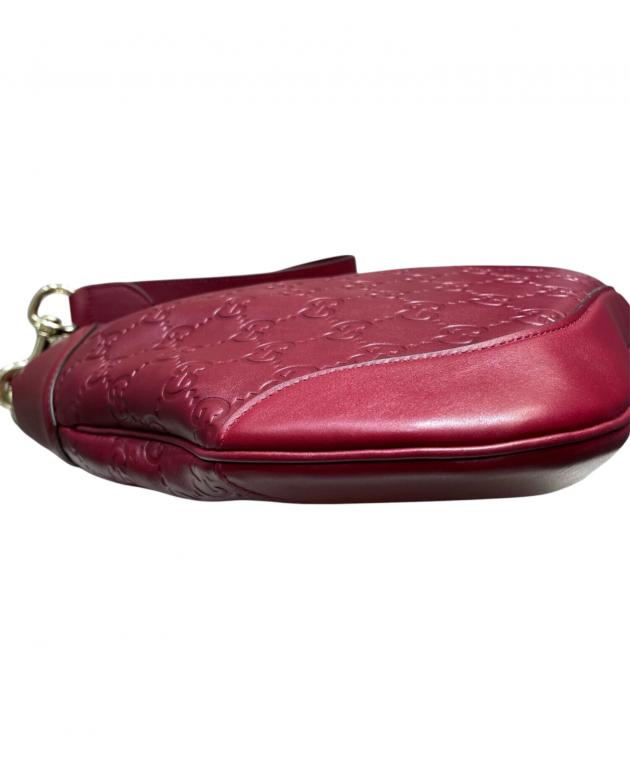 中古・古着通販】GUCCI (グッチ) グッチシマ/2WAYバッグ ワインレッド 中古・古着通販】GUCCI (グッチ) グッチシマ/2WAYバッグ ワインレッド