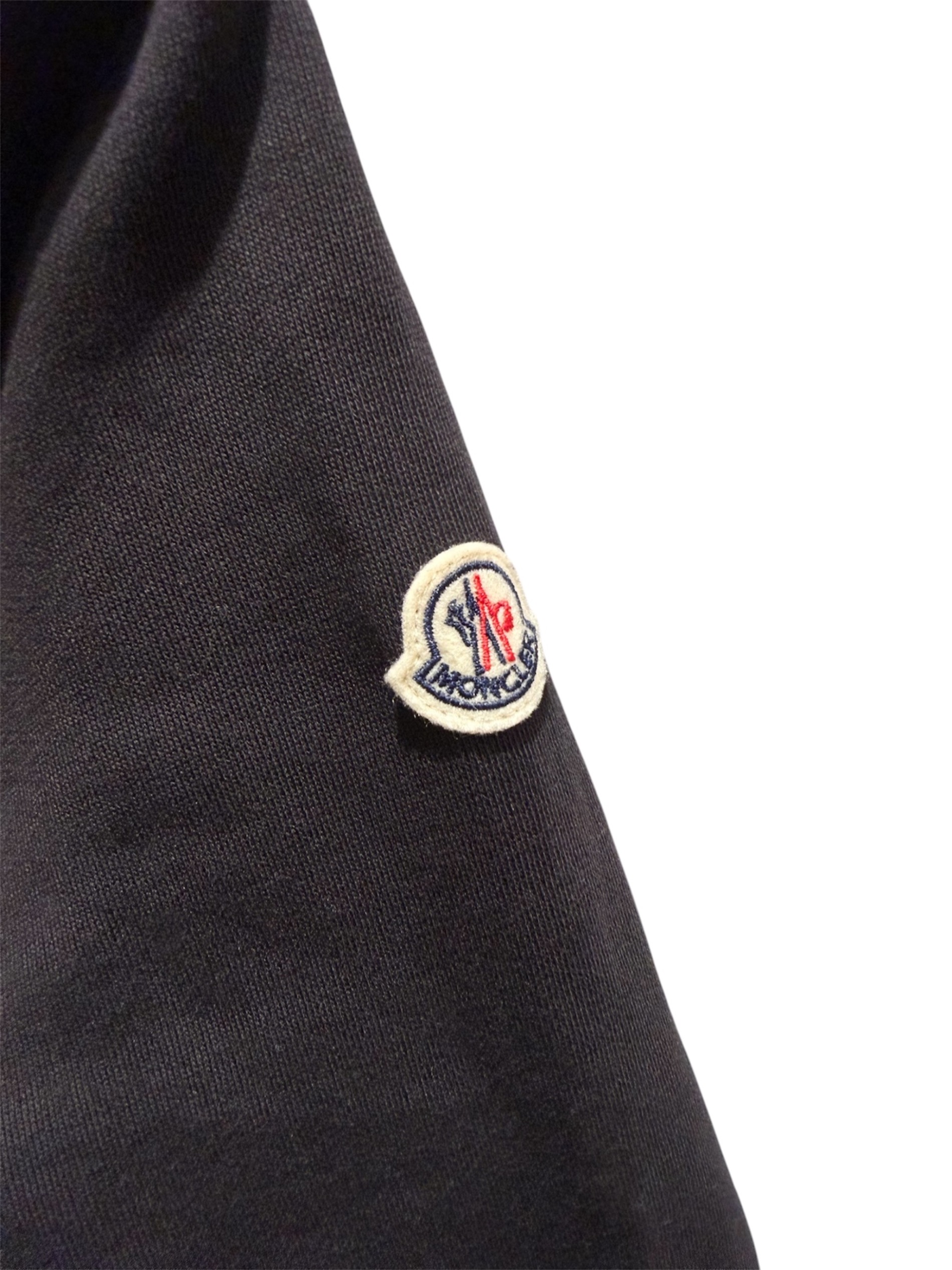 中古・古着通販】MONCLER (モンクレール) 切替ロゴニット ブラック