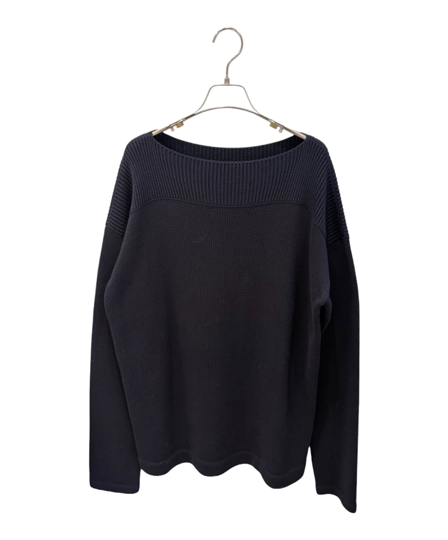 中古・古着通販】GUCCI (グッチ) ボートネックセーター ネイビー