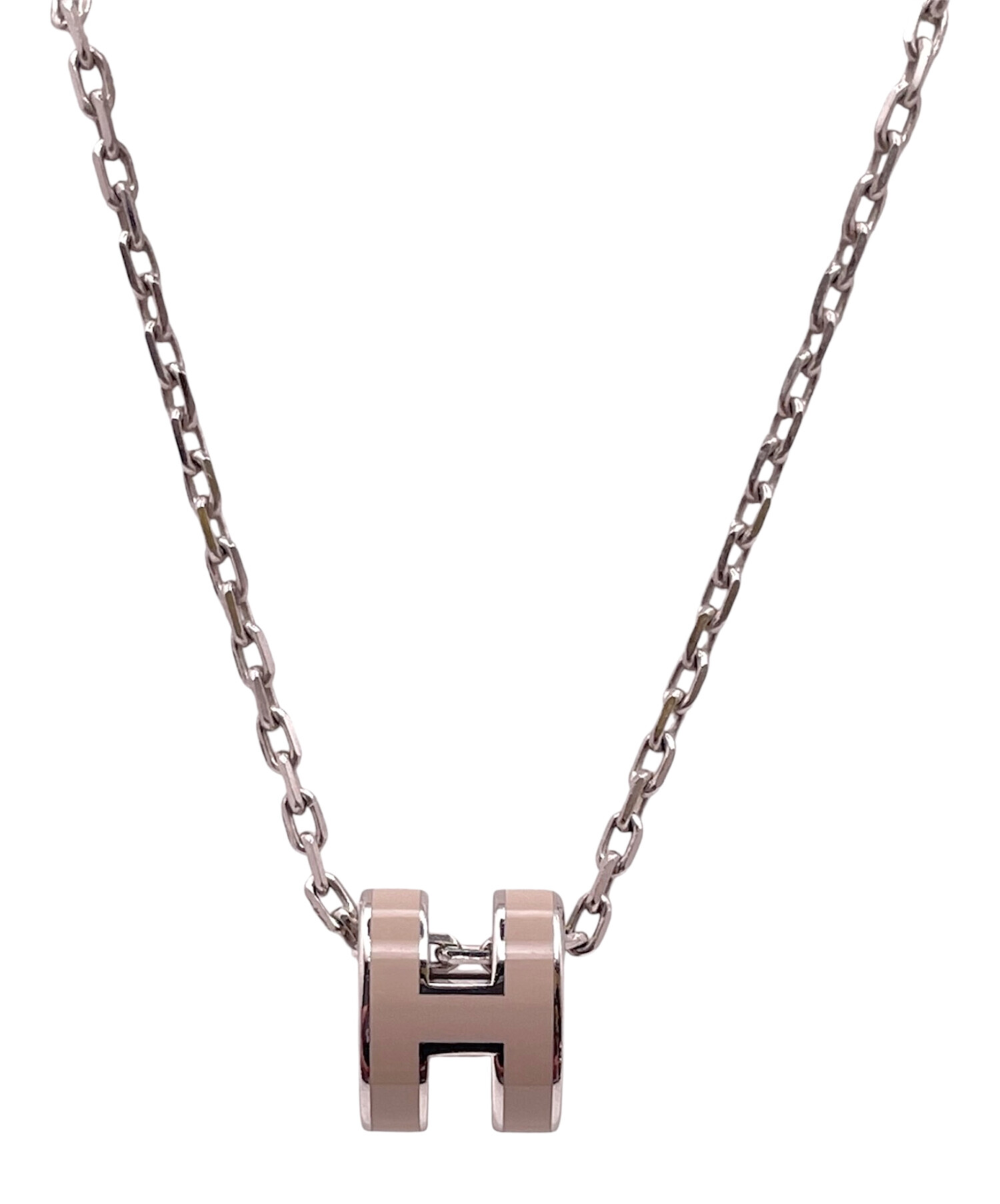 中古・古着通販】HERMES (エルメス) ポップHミニネックレス ベージュ 