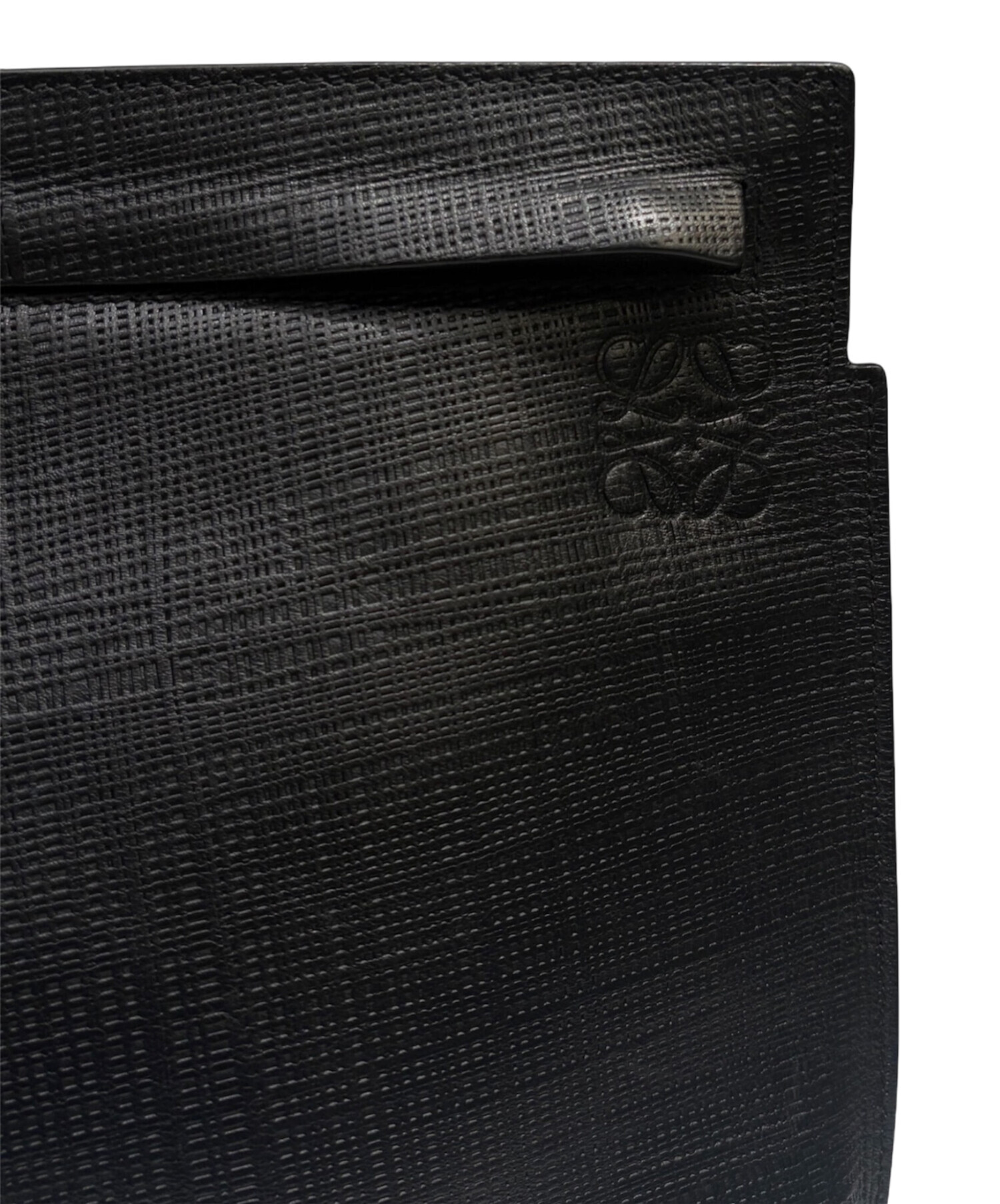 中古・古着通販】LOEWE (ロエベ) T-POUCH LINEN クラッチバッグ