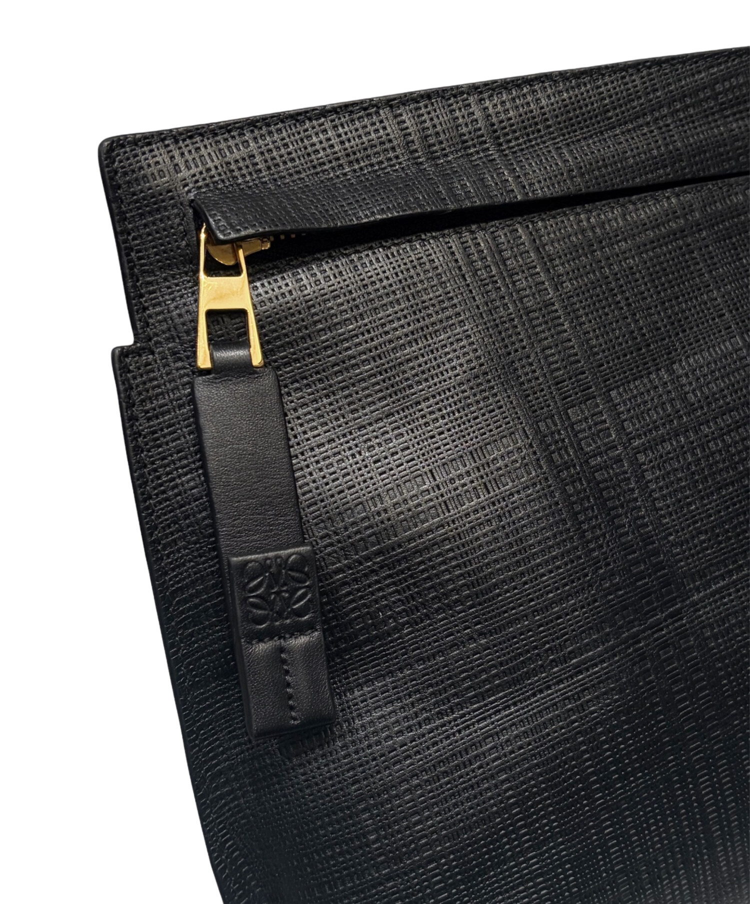 中古・古着通販】LOEWE (ロエベ) T-POUCH LINEN クラッチバッグ