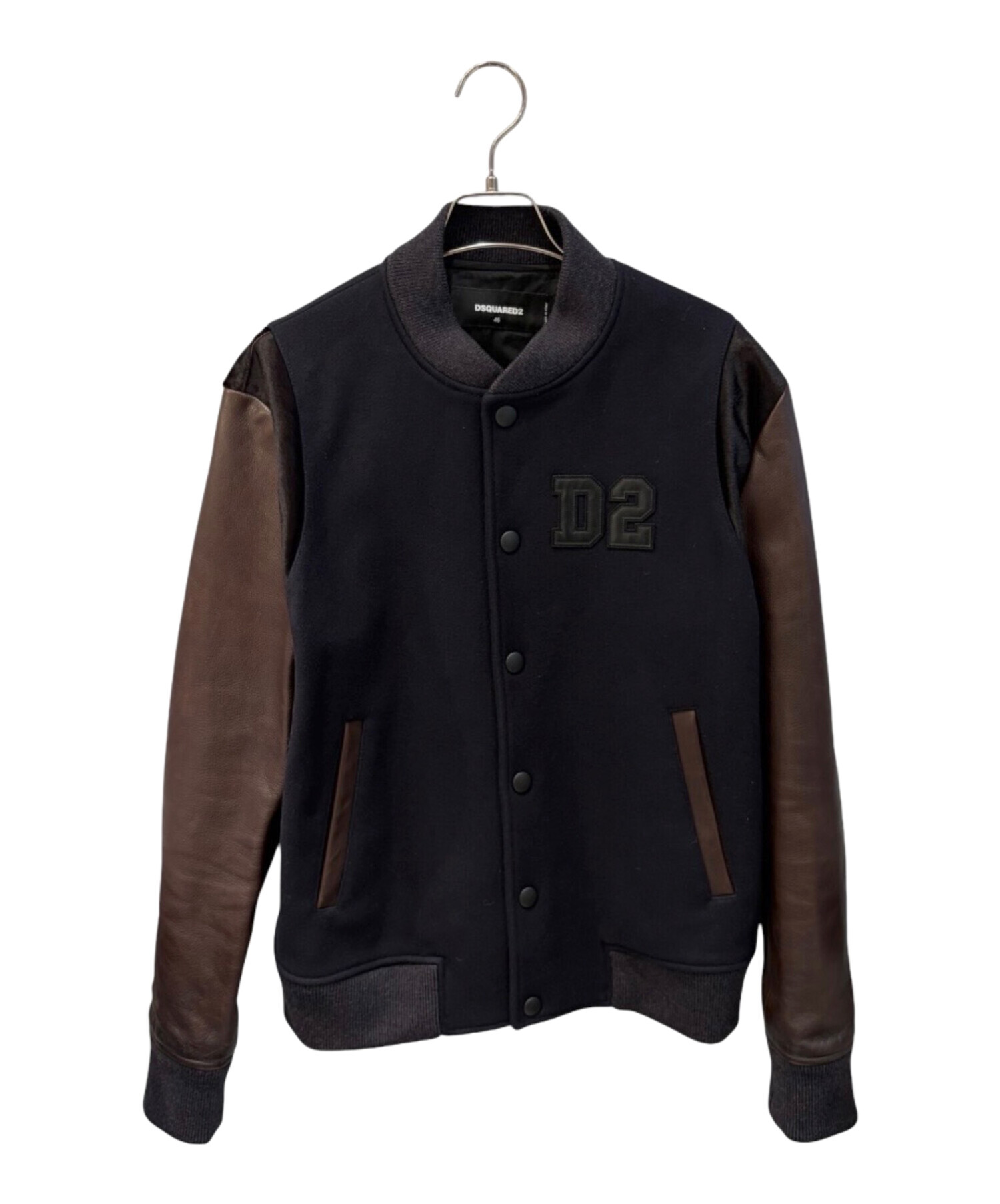 中古・古着通販】DSQUARED2 (ディースクエアード) 袖レザースタジャン