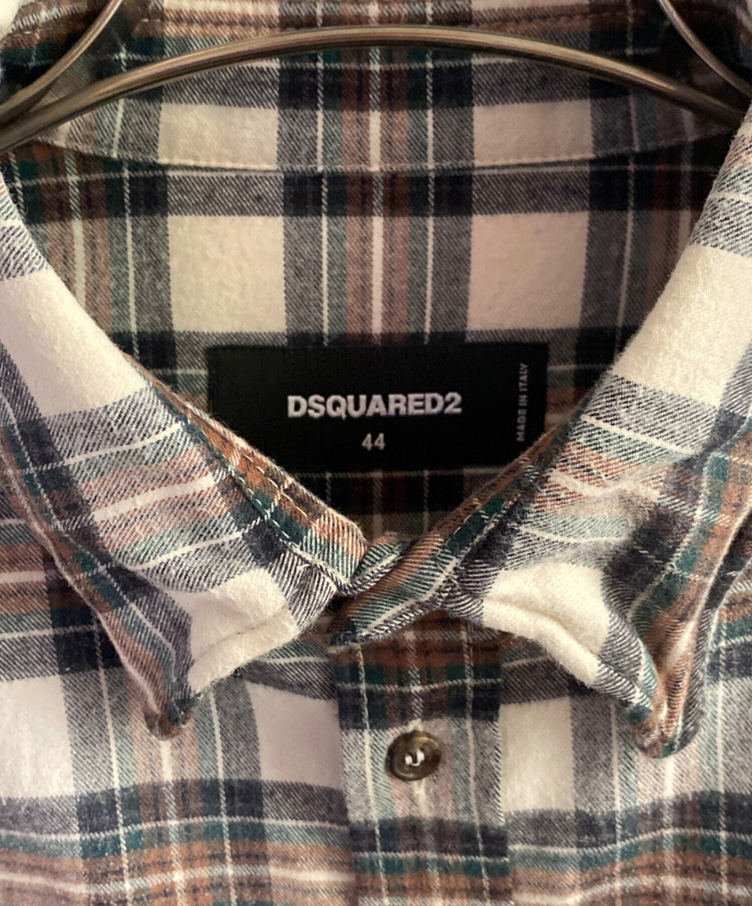 中古・古着通販】DSQUARED2 (ディースクエアード) チェックシャツ