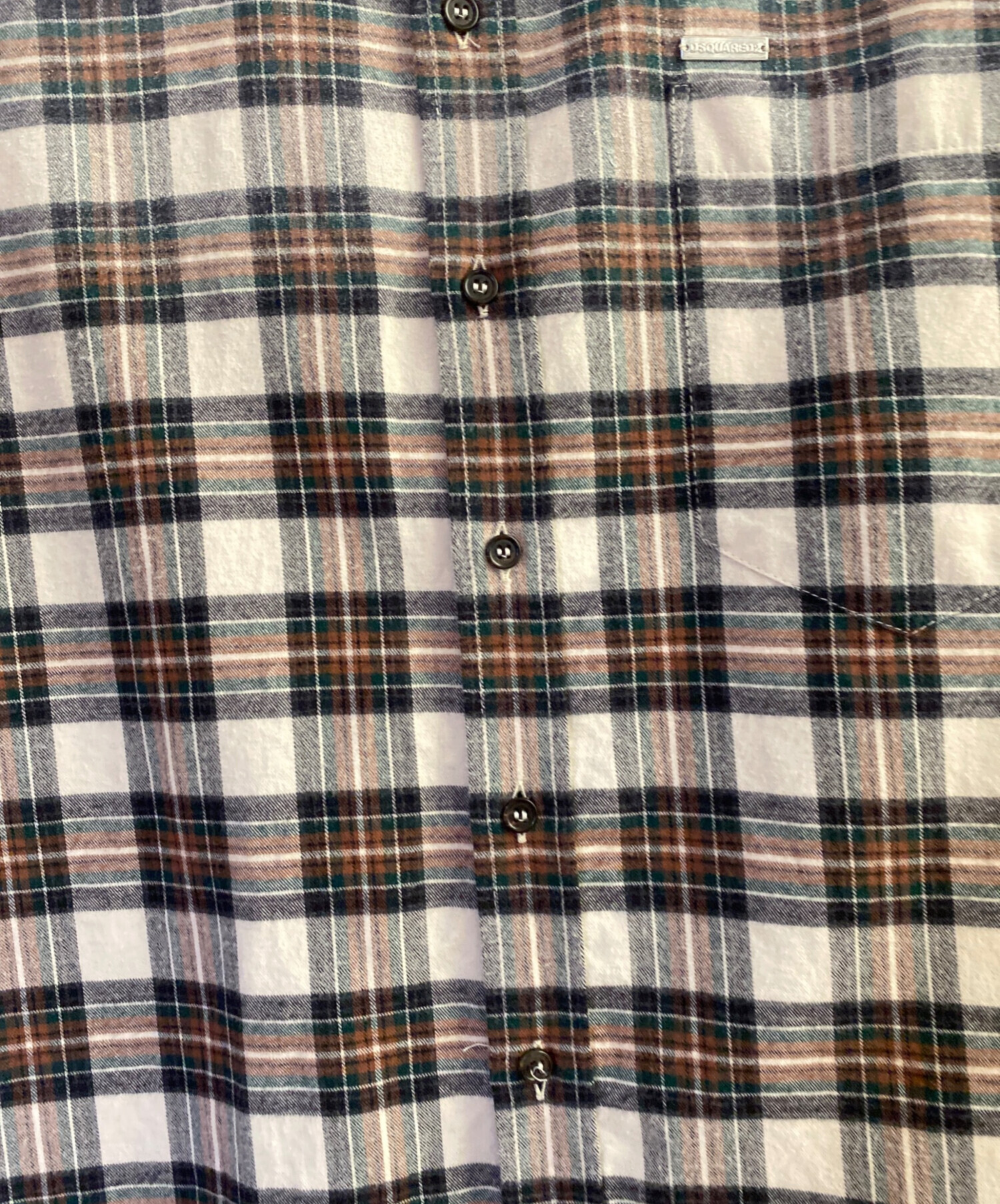 中古・古着通販】DSQUARED2 (ディースクエアード) チェックシャツ 