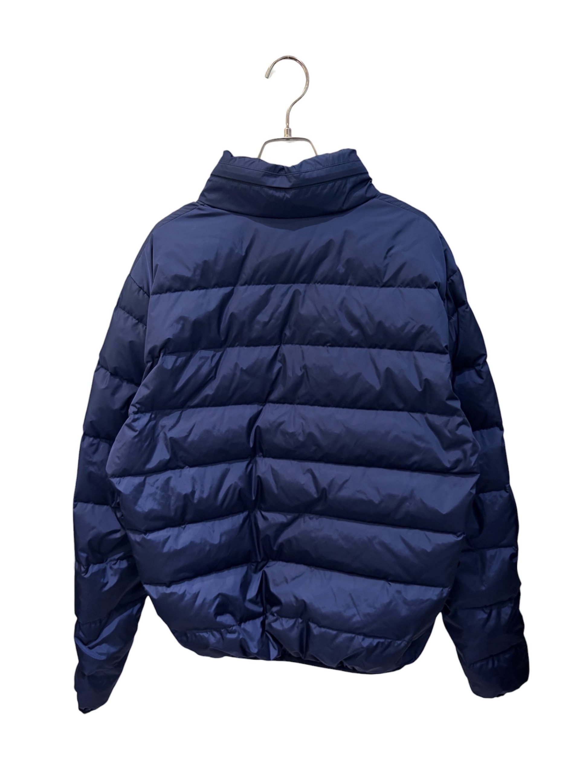 極美品 GUCCI GGロゴ ナイロンジャケット 青 中古・古着通販】GUCCI (グッチ) ヒステリアロゴダウンジャケット