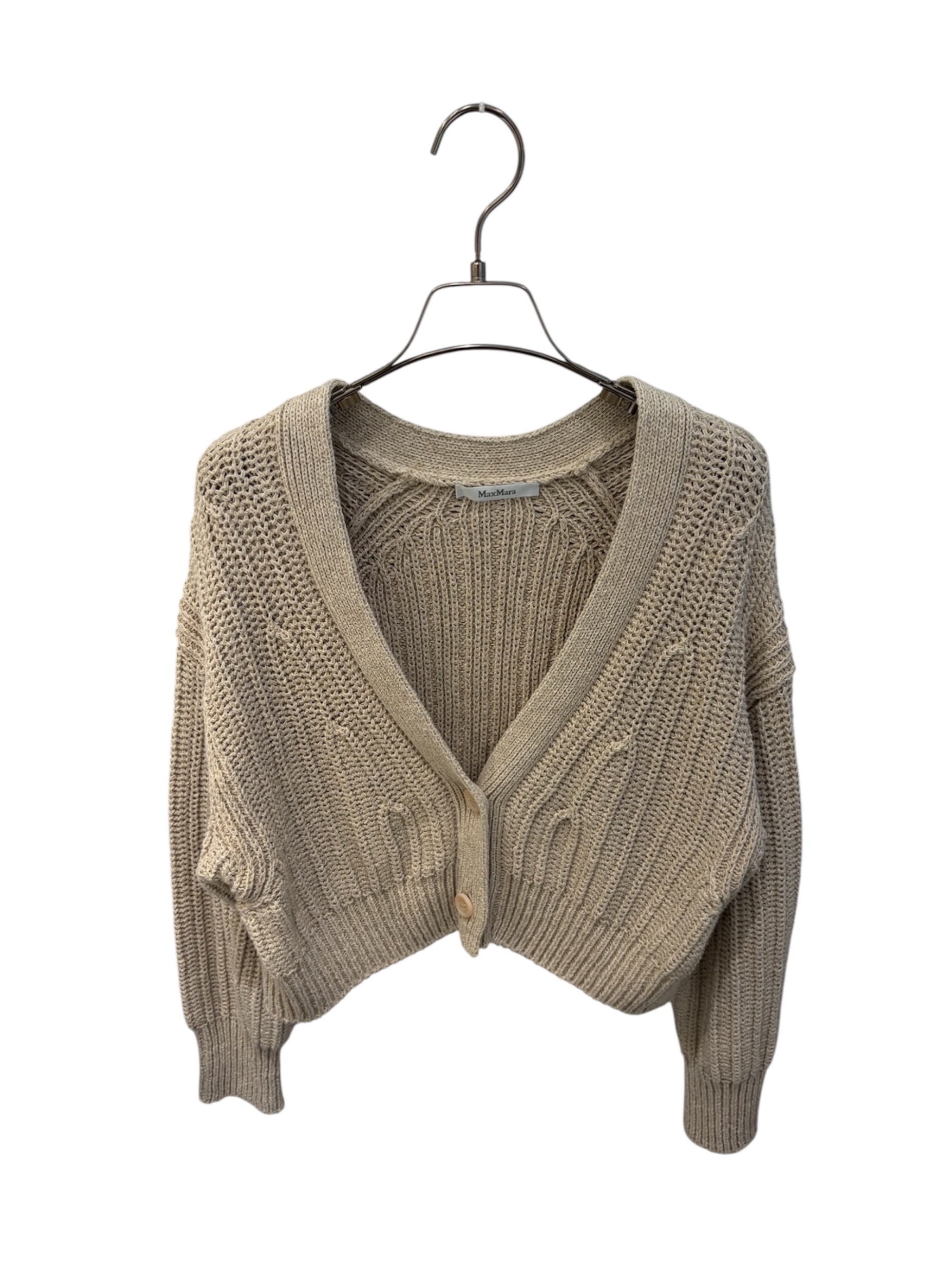 中古・古着通販】MaxMara (マックスマーラ) クロップドカーディガン