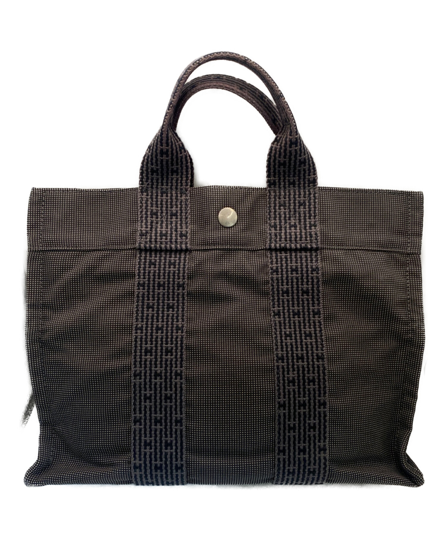 HERMES (エルメス) エールラインハンドバッグ メンズ ハンドバッグ 中古 中古・古着通販】HERMES (エルメス) エールラインPM グレー サイズ:PM