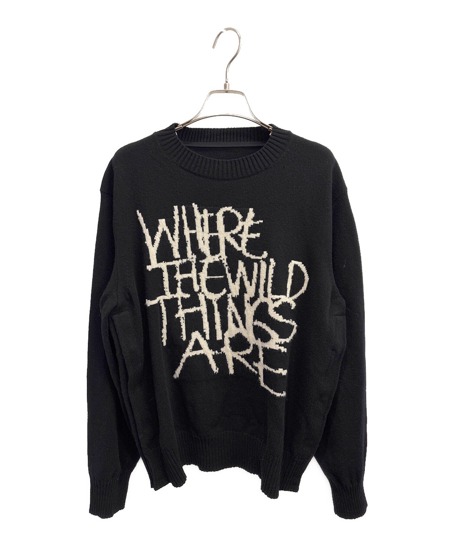 最終値下げ！sacai サカイ　フラワープリントニットワンピース　サイズ2 中古・古着通販】sacai (サカイ) WHERE THE WILD THINGS ARE Wool Knit