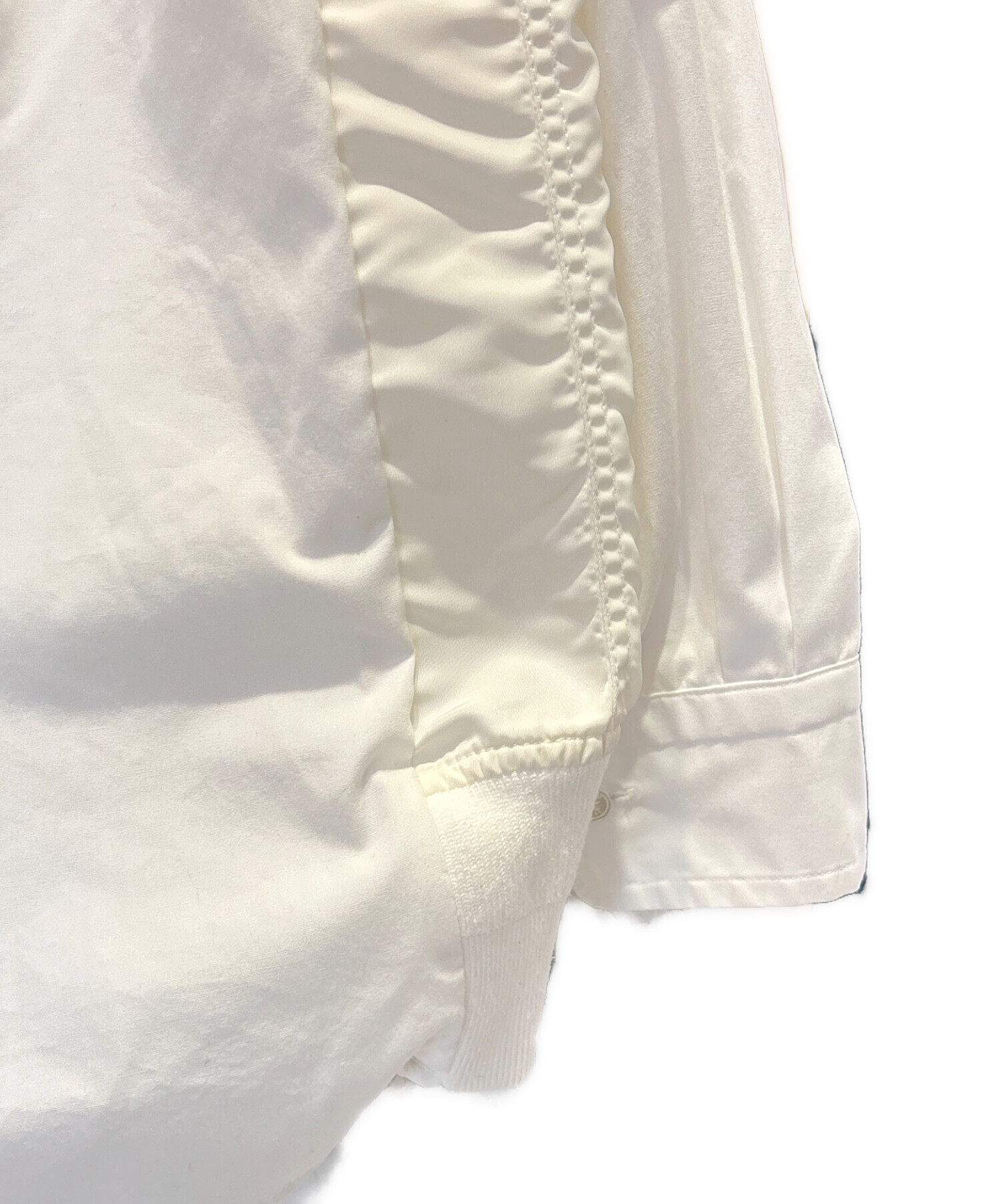 中古・古着通販】sacai (サカイ) 24SS Cotton Poplin Shirt ドッキング