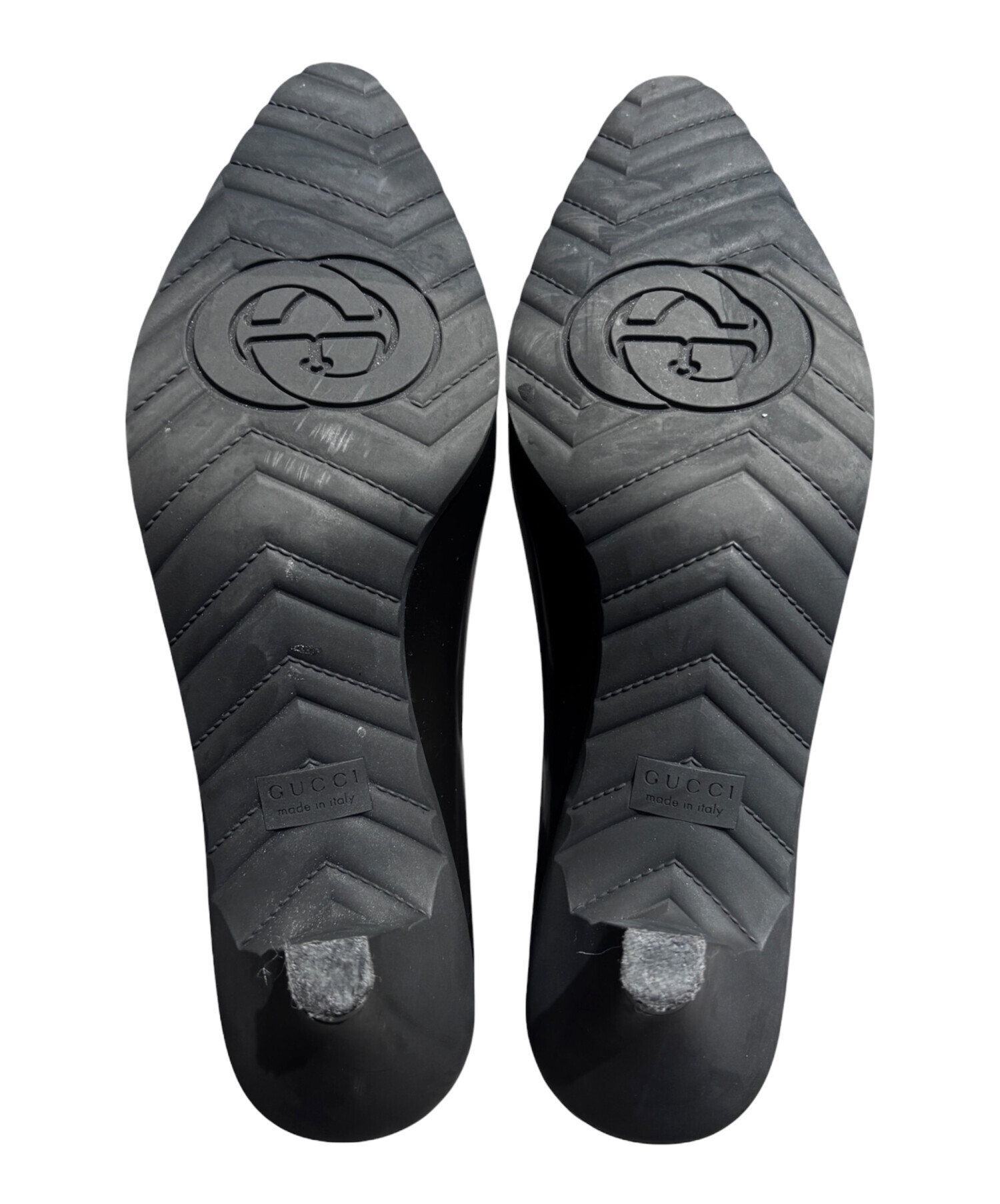 GUCCI ブラック レインシューズ 中古・古着通販】GUCCI (グッチ) レインシューズ ブラック サイズ:38