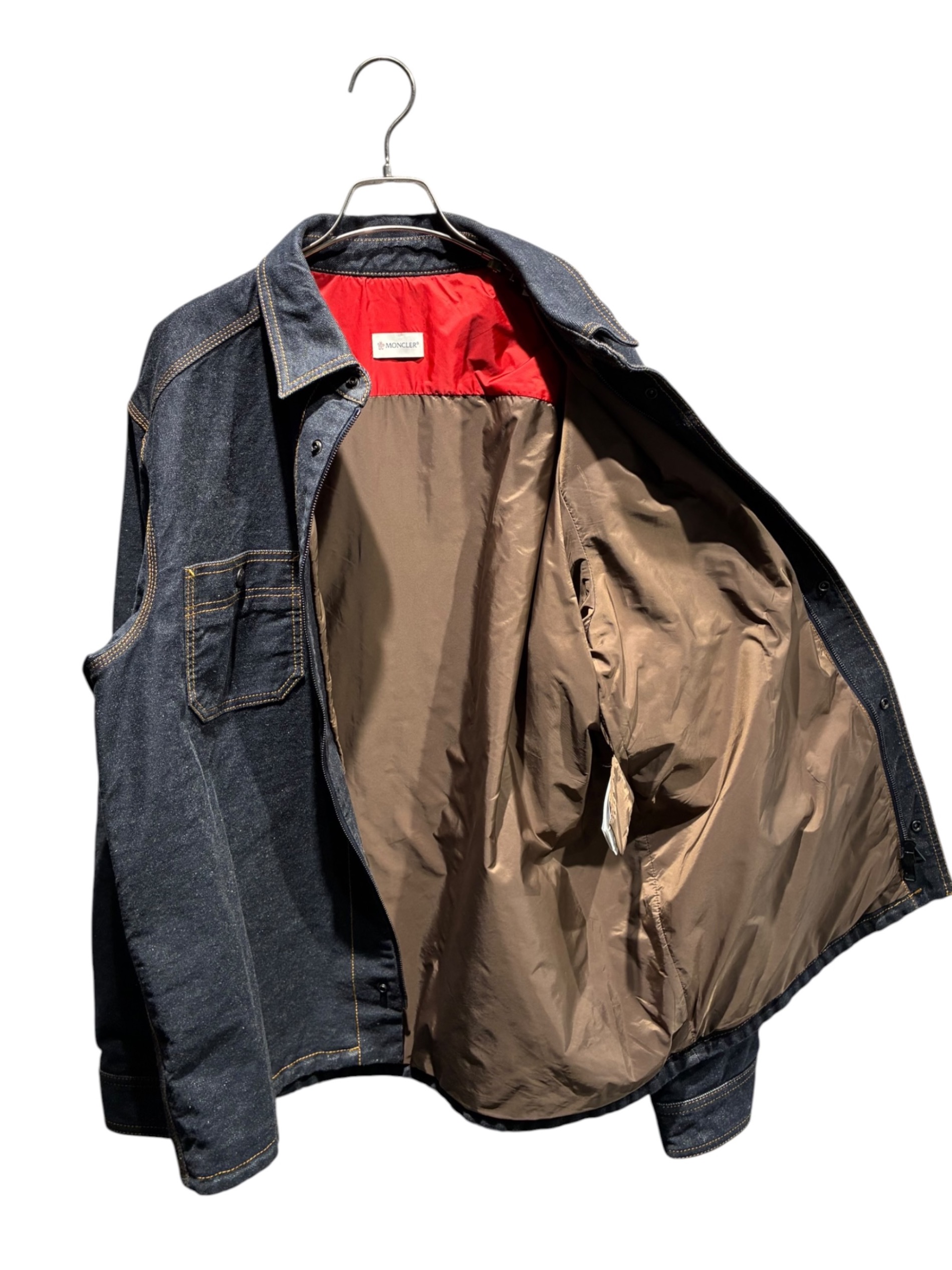 中古・古着通販】MONCLER (モンクレール) CAMICIA/デニムシャツ