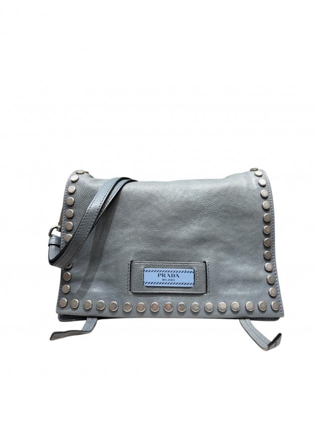 中古・古着通販】PRADA (プラダ) エティケットソフトルックスレザー