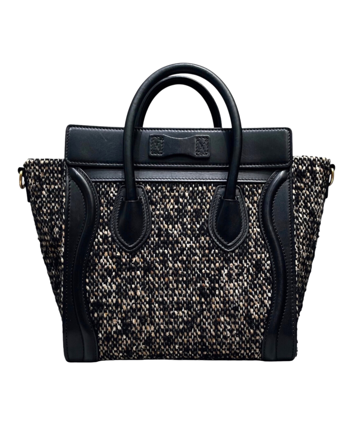 CELINE ラゲージ ナノショッパー ブラック　期間限定価格　未使用品 中古・古着通販】CELINE (セリーヌ) ラゲージ ナノ ショッパー/2WAY