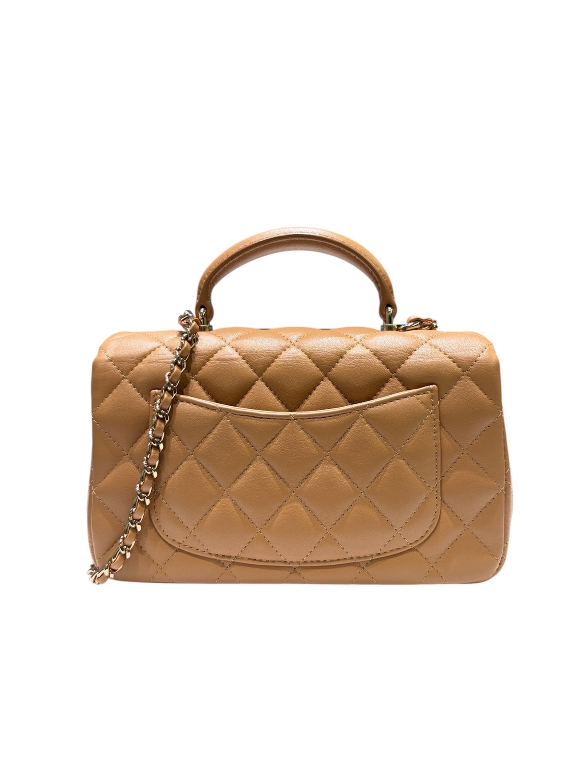 中古・古着通販】CHANEL (シャネル) ミニ トップハンドルクラシック