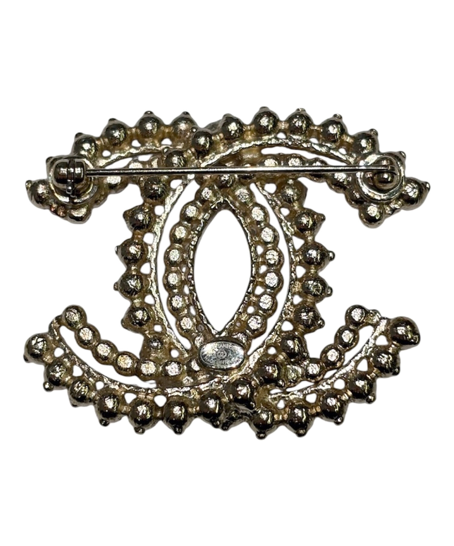 中古・古着通販】CHANEL (シャネル) ココマークラインパールブローチ