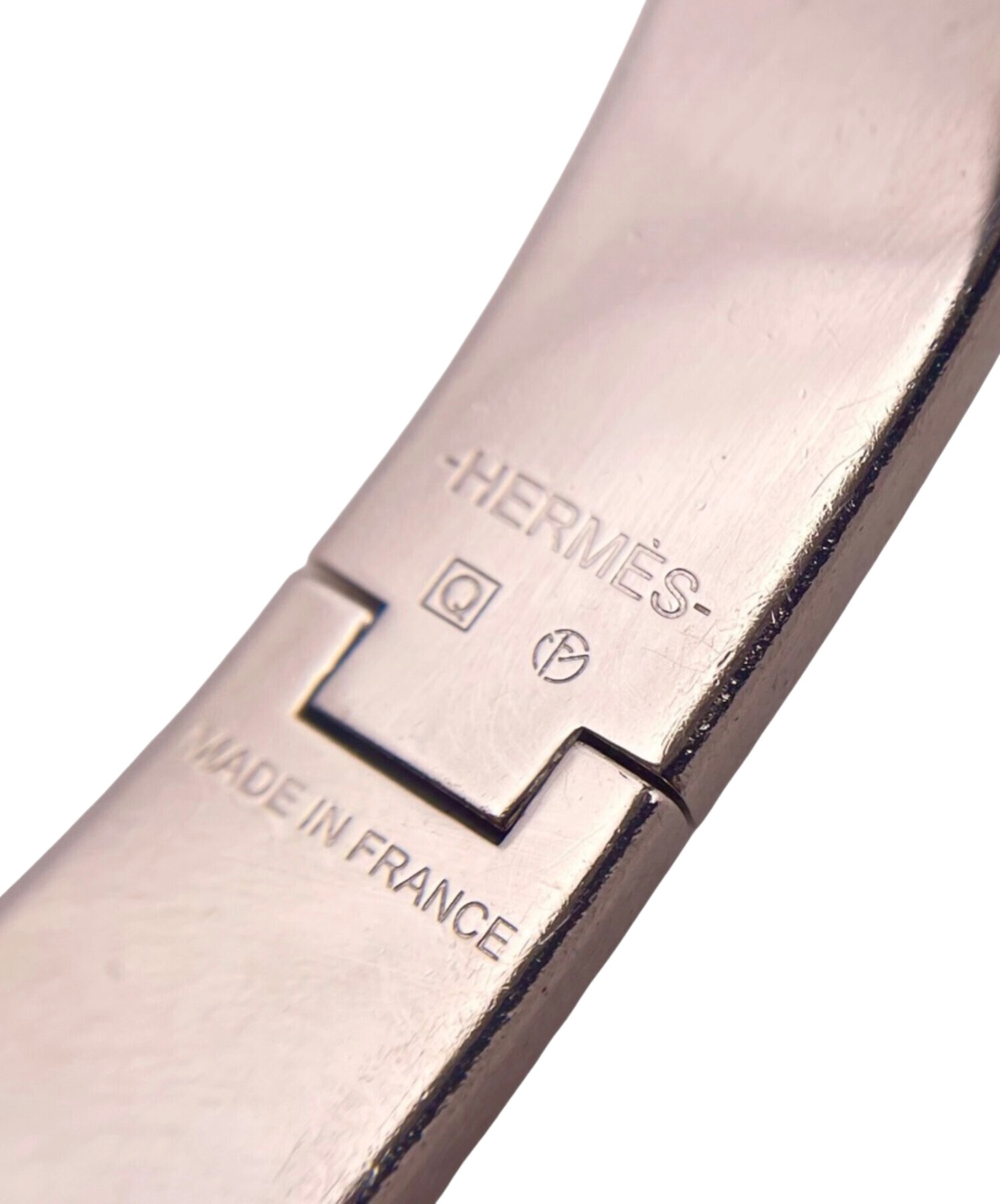 中古・古着通販】HERMES (エルメス) バングル/クリックH ホワイト