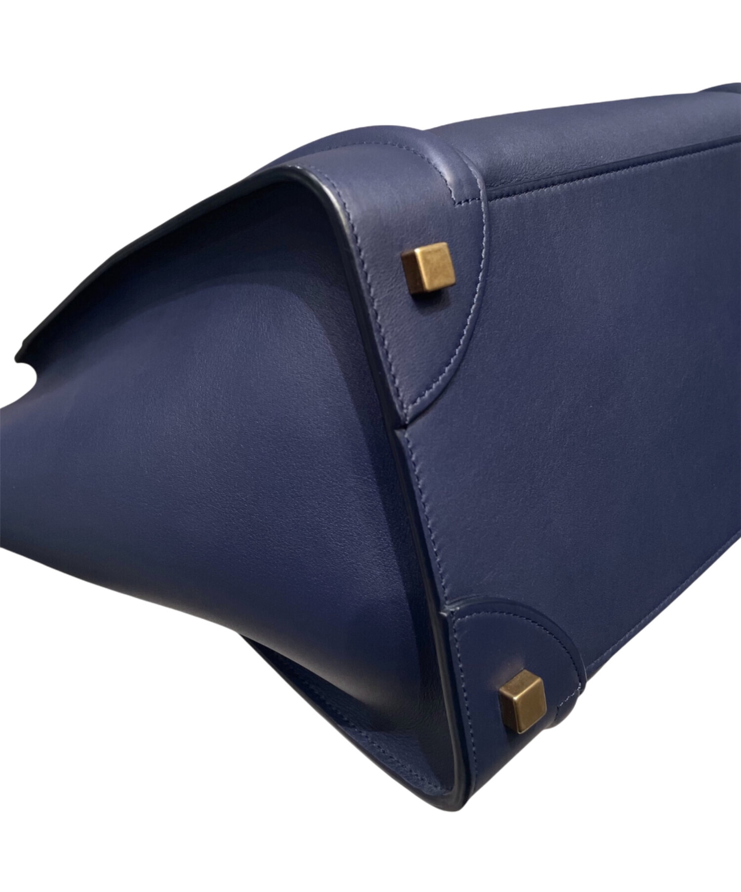 中古・古着通販】CELINE (セリーヌ) ラゲージ ミニショッパー ネイビー