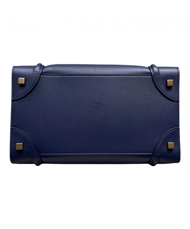中古・古着通販】CELINE (セリーヌ) ラゲージ ミニショッパー ネイビー