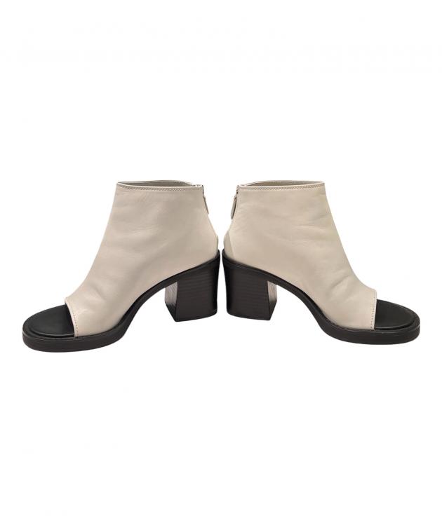 中古・古着通販】MIU MIU (ミュウミュウ) オープントゥショートブーツ