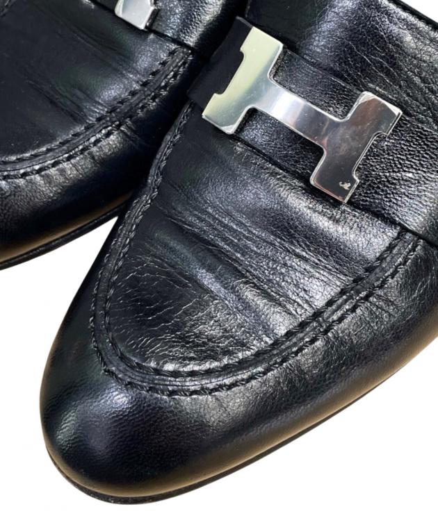 中古・古着通販】HERMES (エルメス) Hロゴローファー/モカシン/パリ