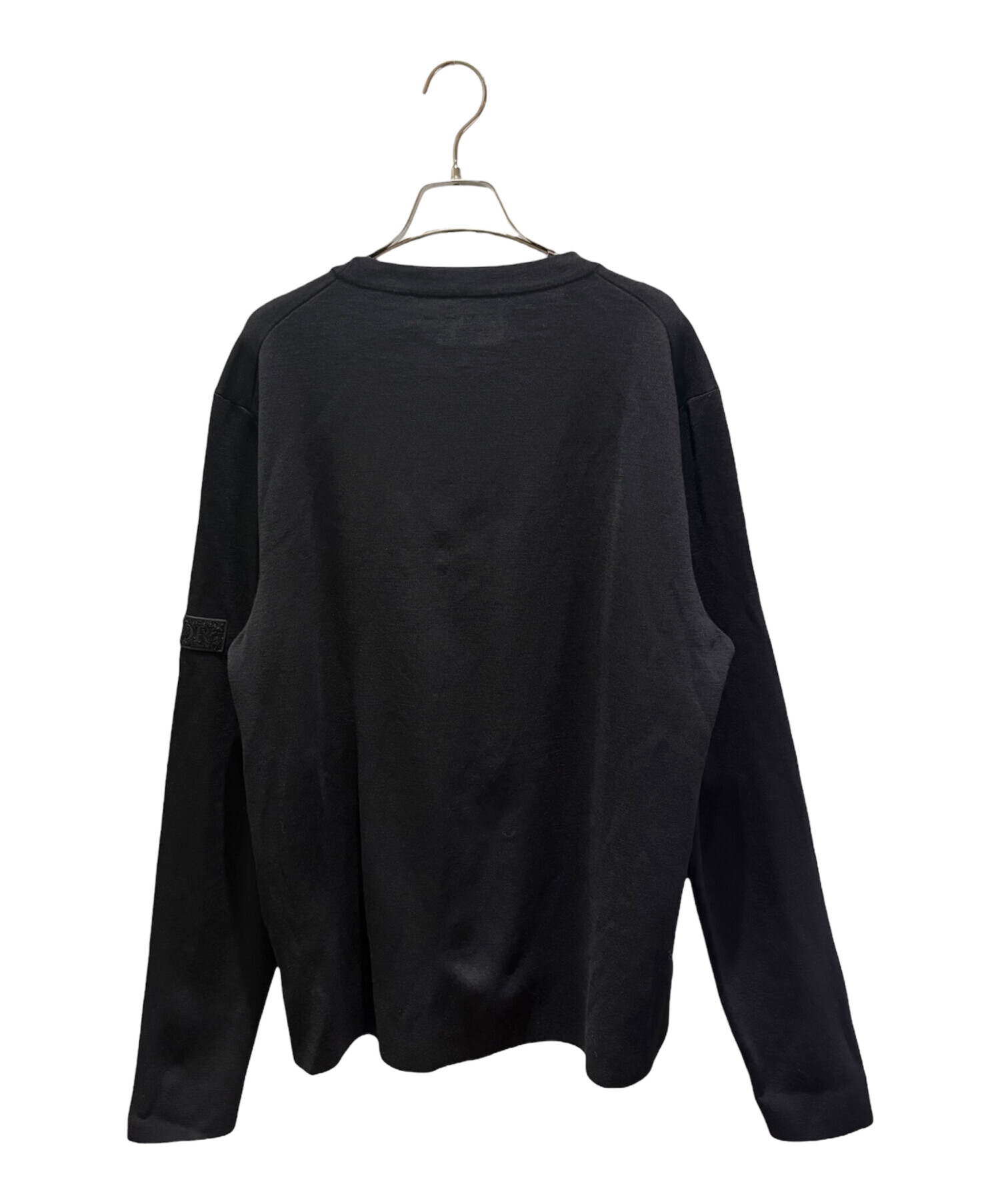 Dior HOMME ディオールオム 長袖セーター 中古・古着通販】DIOR HOMME (ディオール オム) ロゴパッチ付きウール