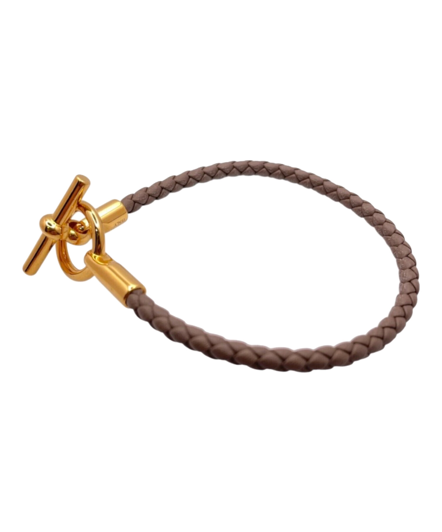 中古・古着通販】HERMES (エルメス) レザーブレスレット/グレナン