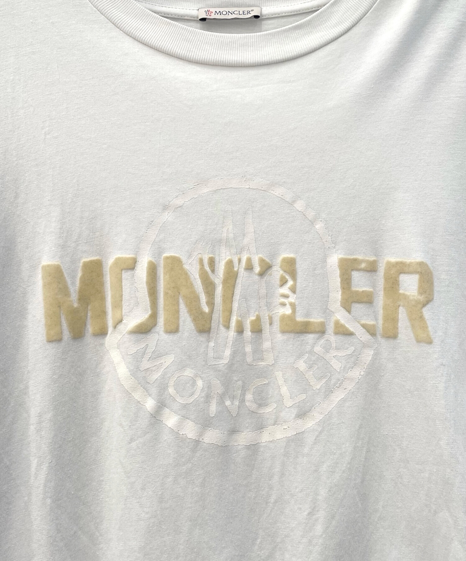 中古・古着通販】MONCLER (モンクレール) ロゴプリントロングスリーブ