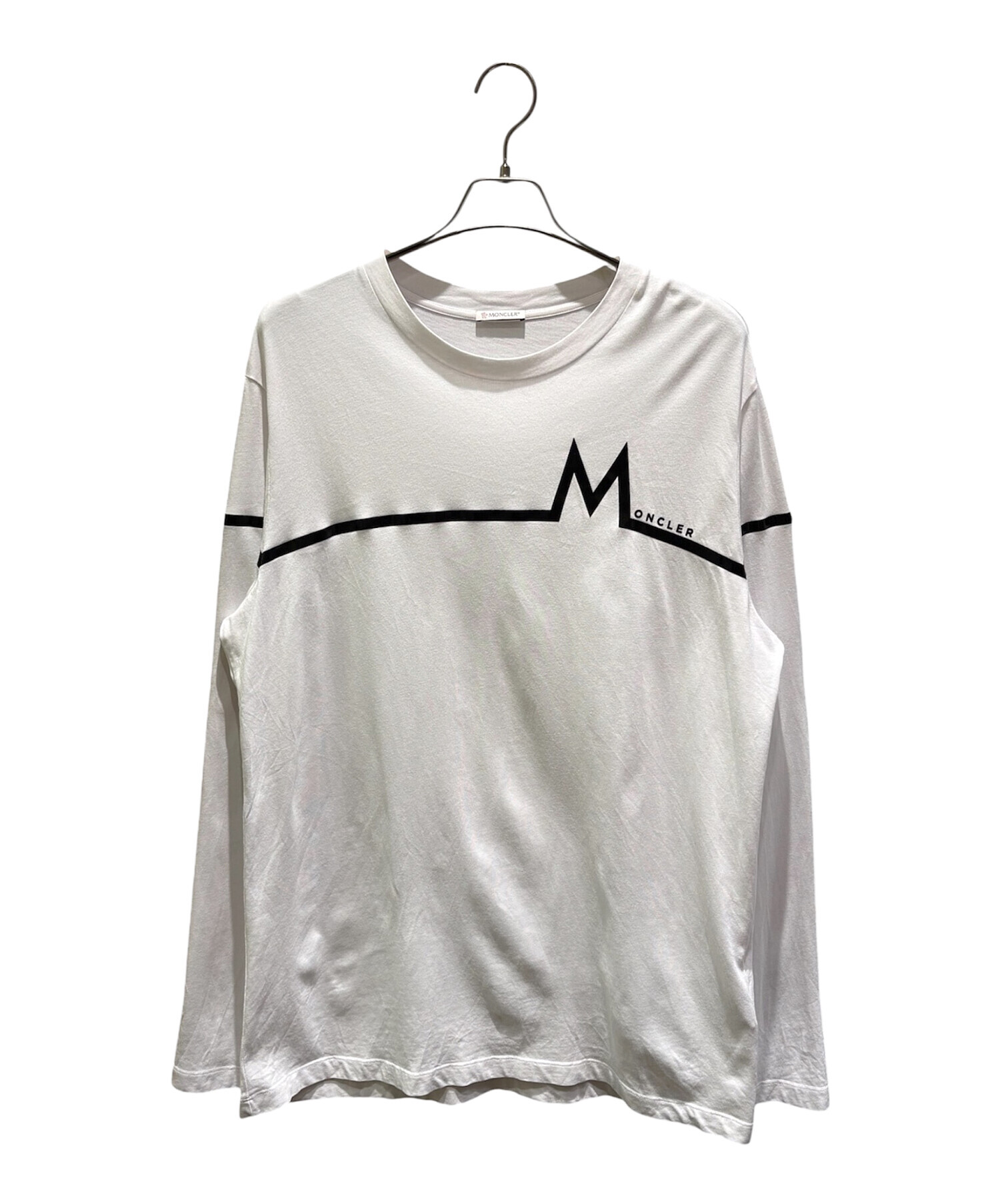 中古・古着通販】MONCLER (モンクレール) フロント・ラバーロゴ