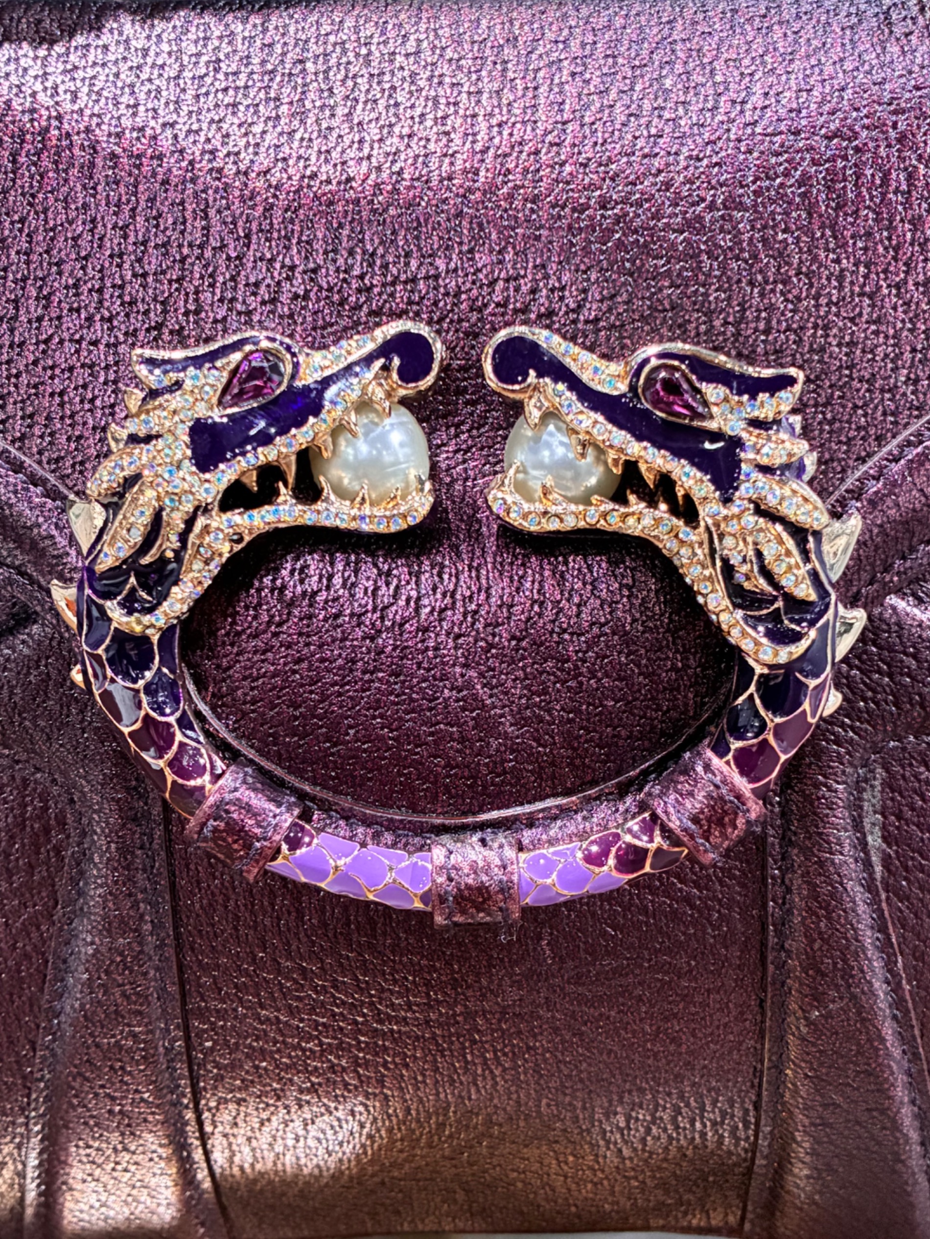 中古・古着通販】GUCCI (グッチ) ドラゴンチェーンショルダーバッグ