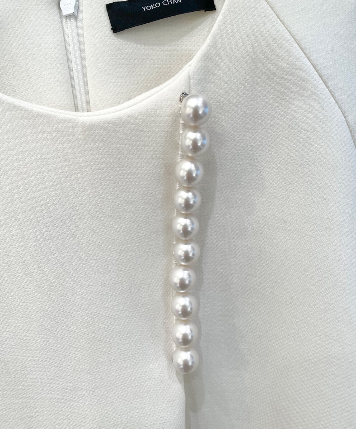 中古・古着通販】YOKO CHAN (ヨーコチャン) フルートスリーブパール