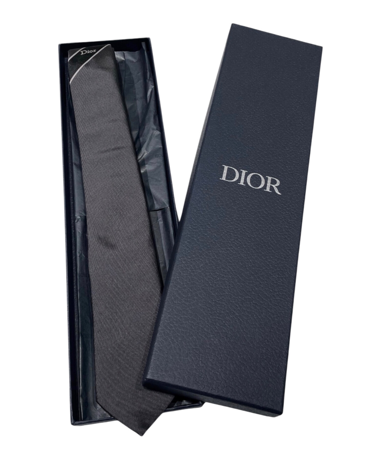 中古・古着通販】Dior (ディオール) シルクネクタイ ブラック サイズ