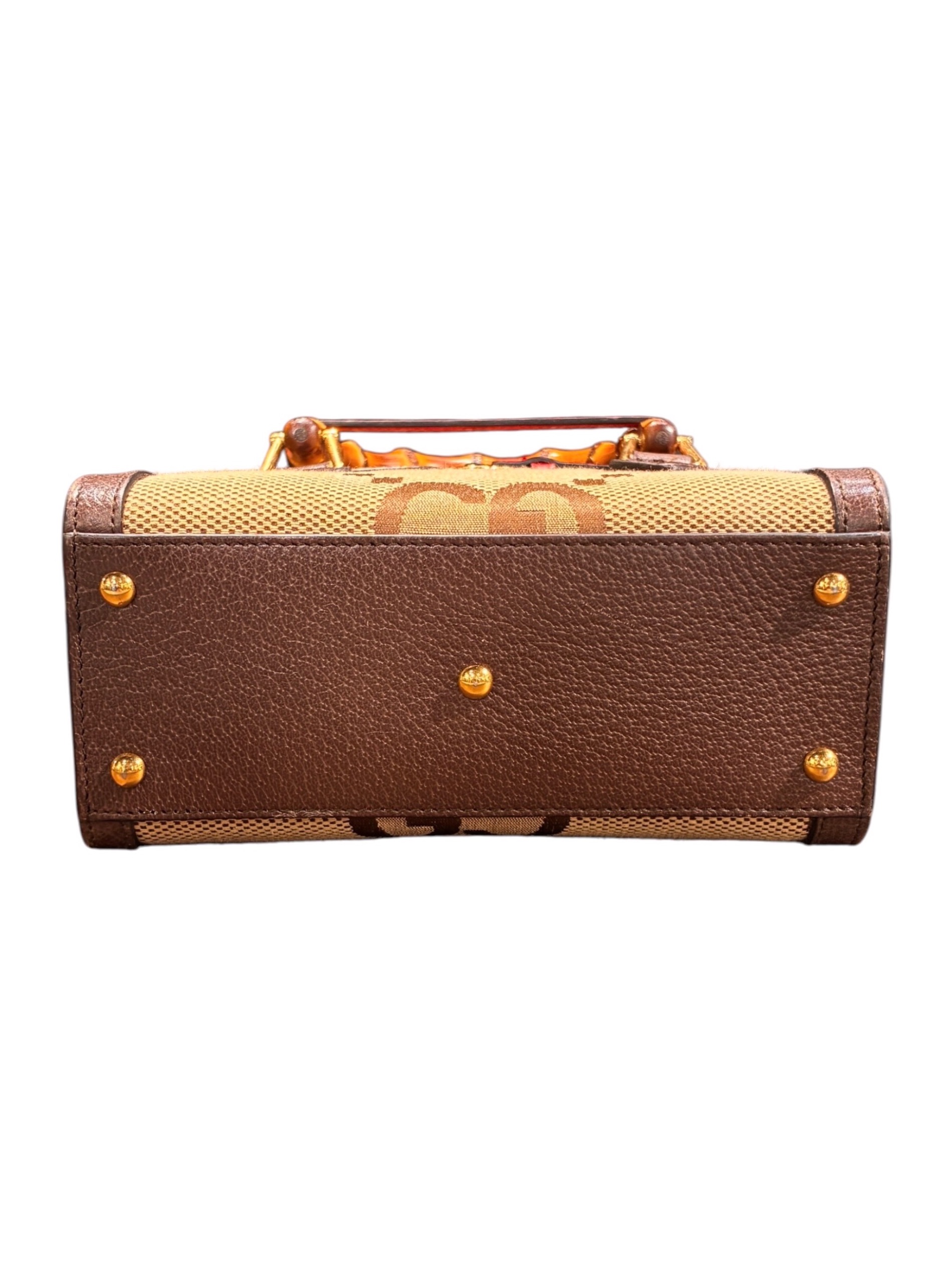 グッチ　ミニトートバッグ 中古・古着通販】GUCCI (グッチ) ダイアナジャンボGGミニトートバッグ