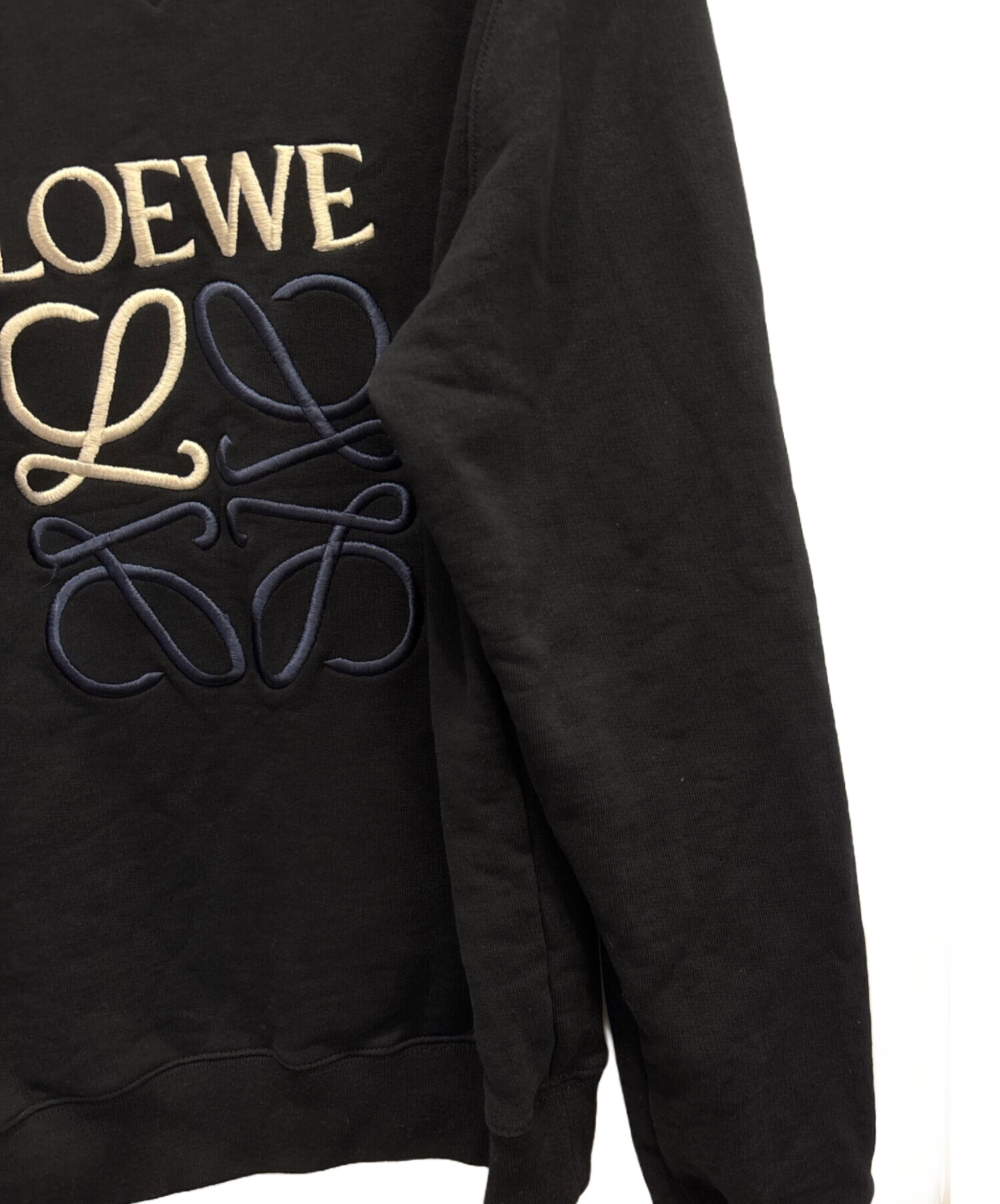 中古・古着通販】LOEWE (ロエベ) アナグラムスウェット ブラック