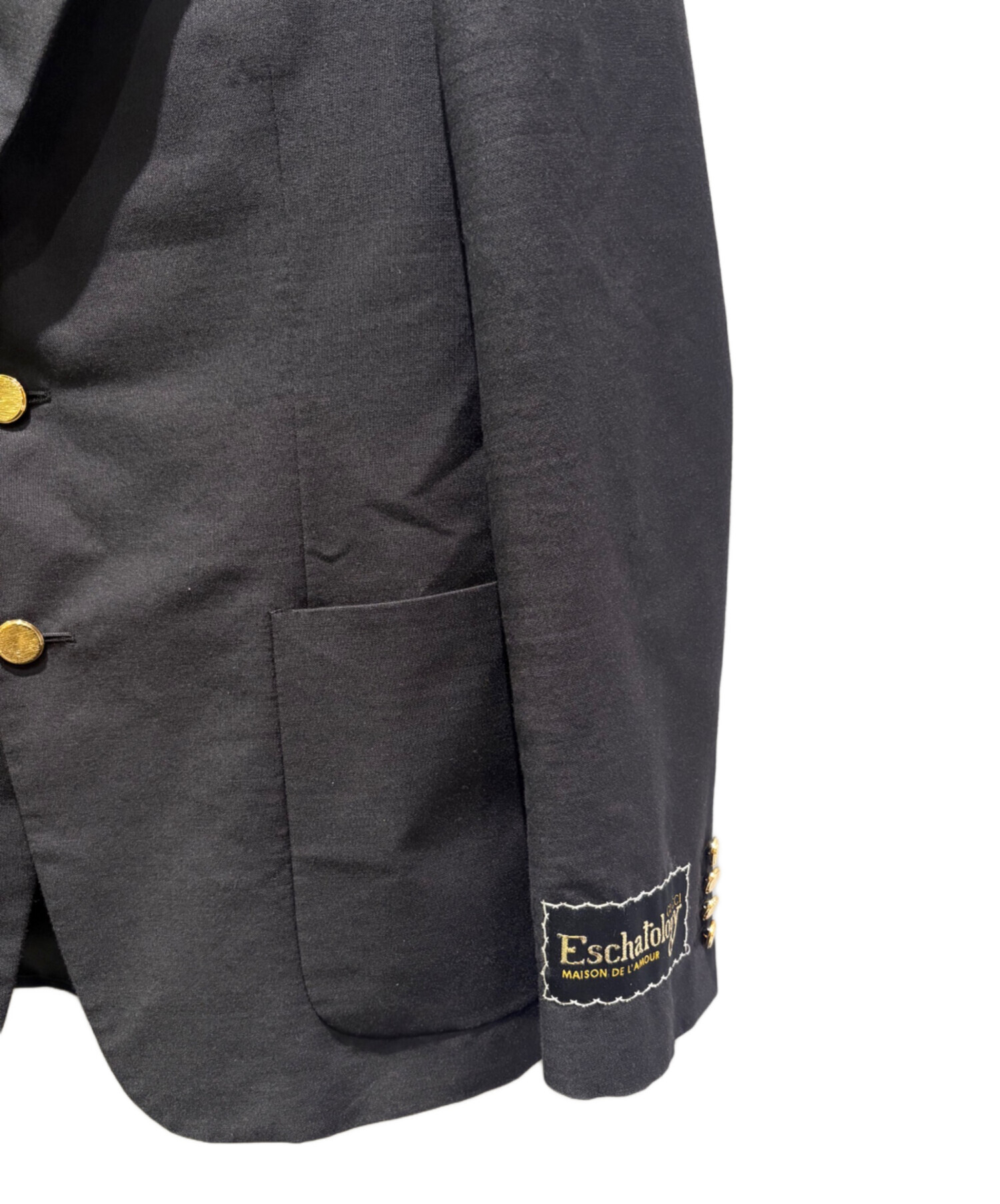 中古・古着通販】GUCCI (グッチ) 金ボタン2Bテーラードジャケット