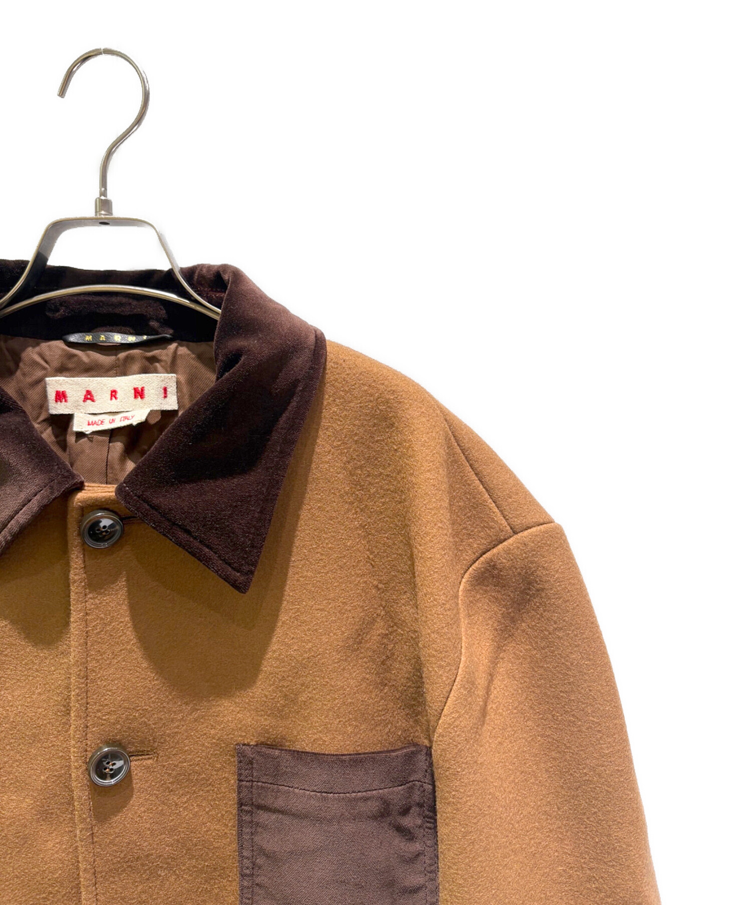 中古・古着通販】MARNI (マルニ) ダブルスプラッタブルウールフェルト