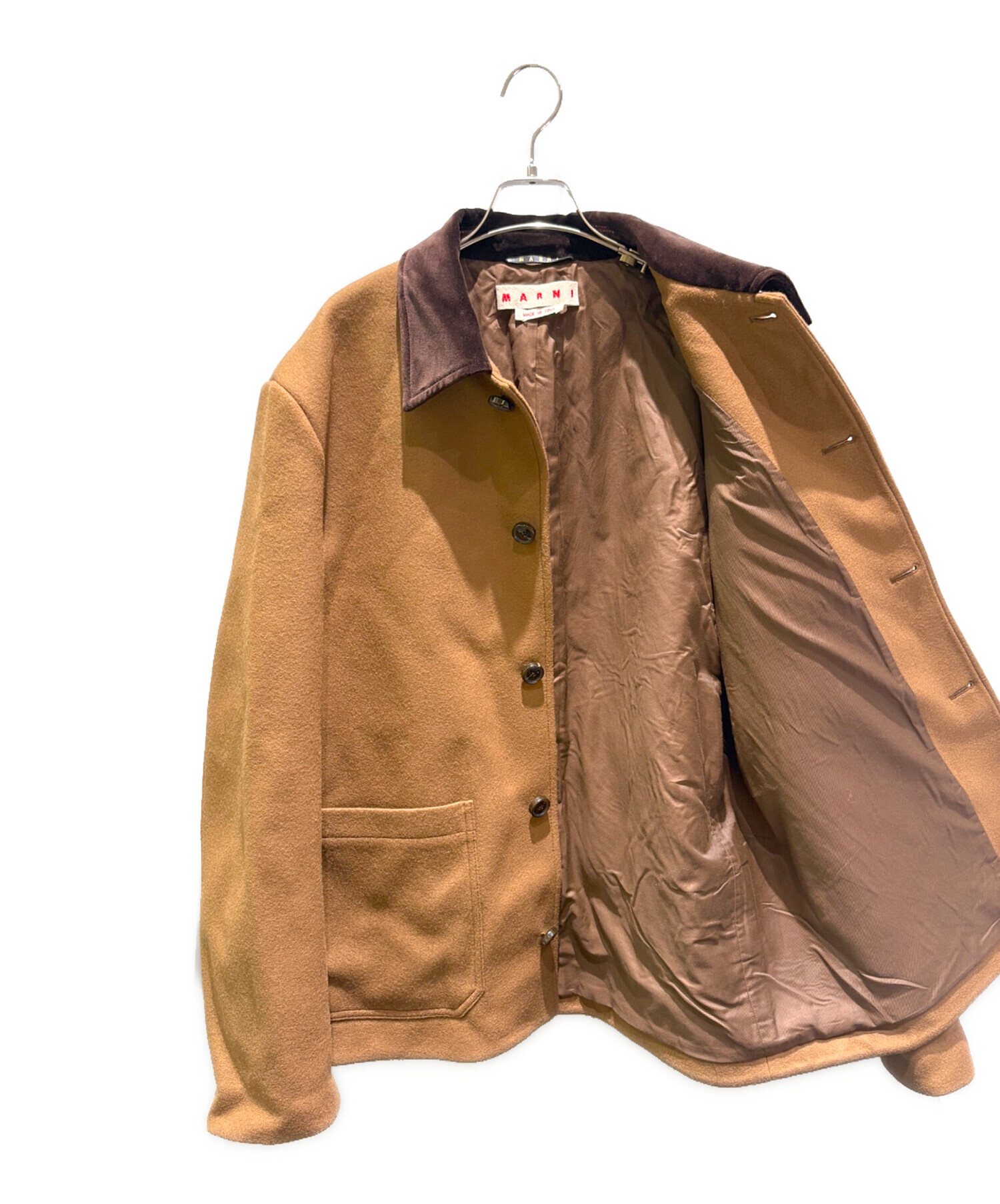 中古・古着通販】MARNI (マルニ) ダブルスプラッタブルウールフェルト 