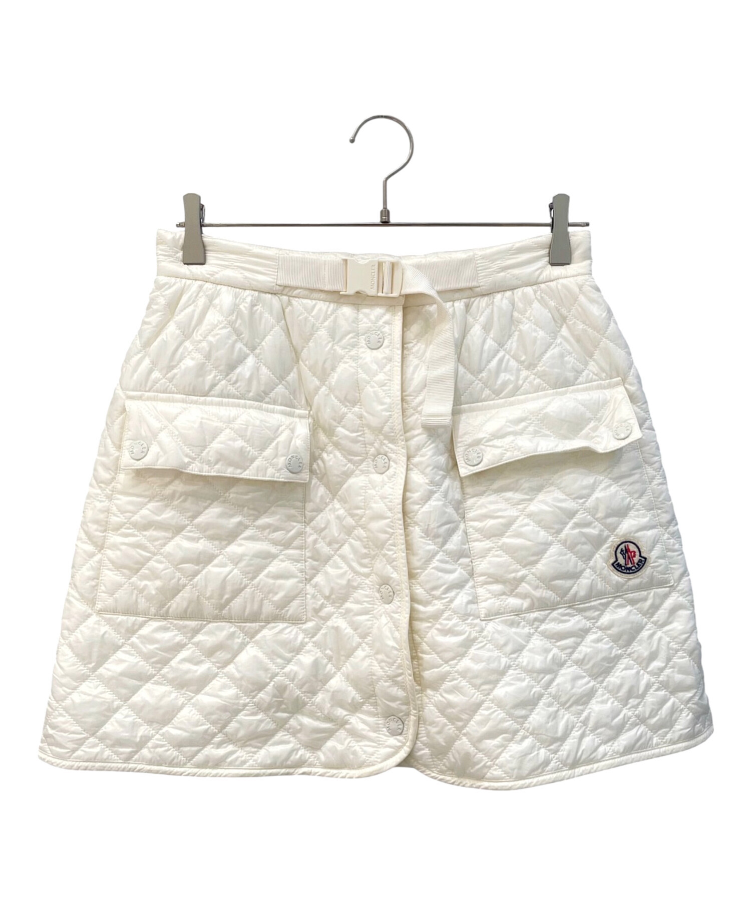 QR鑑定済み 良品 モンクレール GONNA スカート キルティング ダウン L 中古・古着通販】MONCLER (モンクレール) GONNA/ダイヤモンド