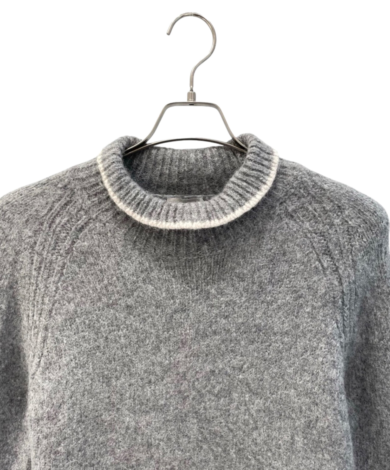 中古・古着通販】MONCLER (モンクレール) タートルネックニット グレー