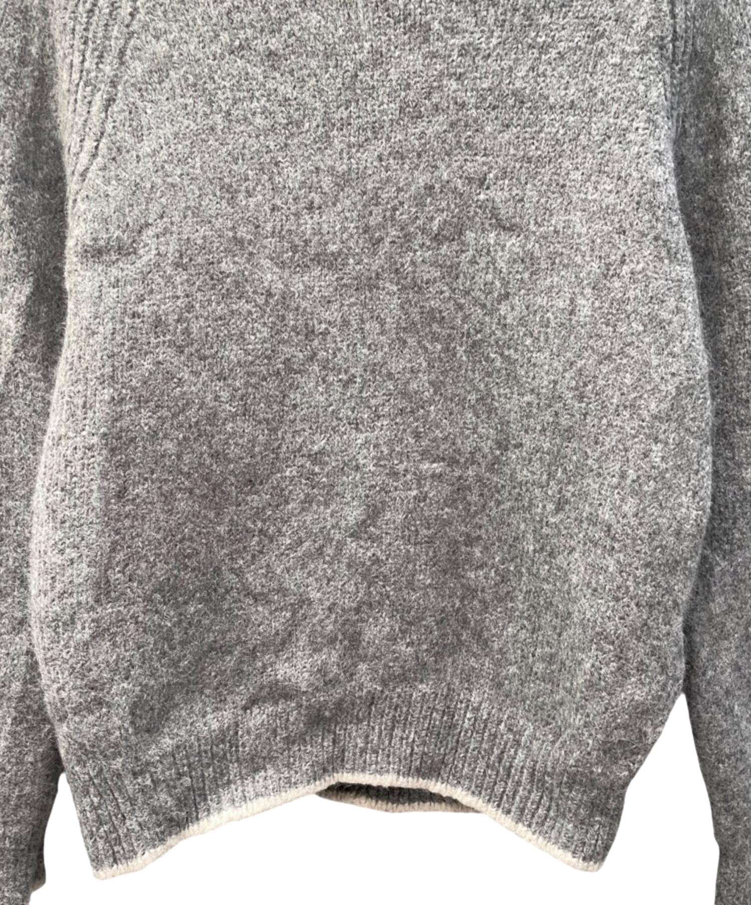 中古・古着通販】MONCLER (モンクレール) タートルネックニット グレー