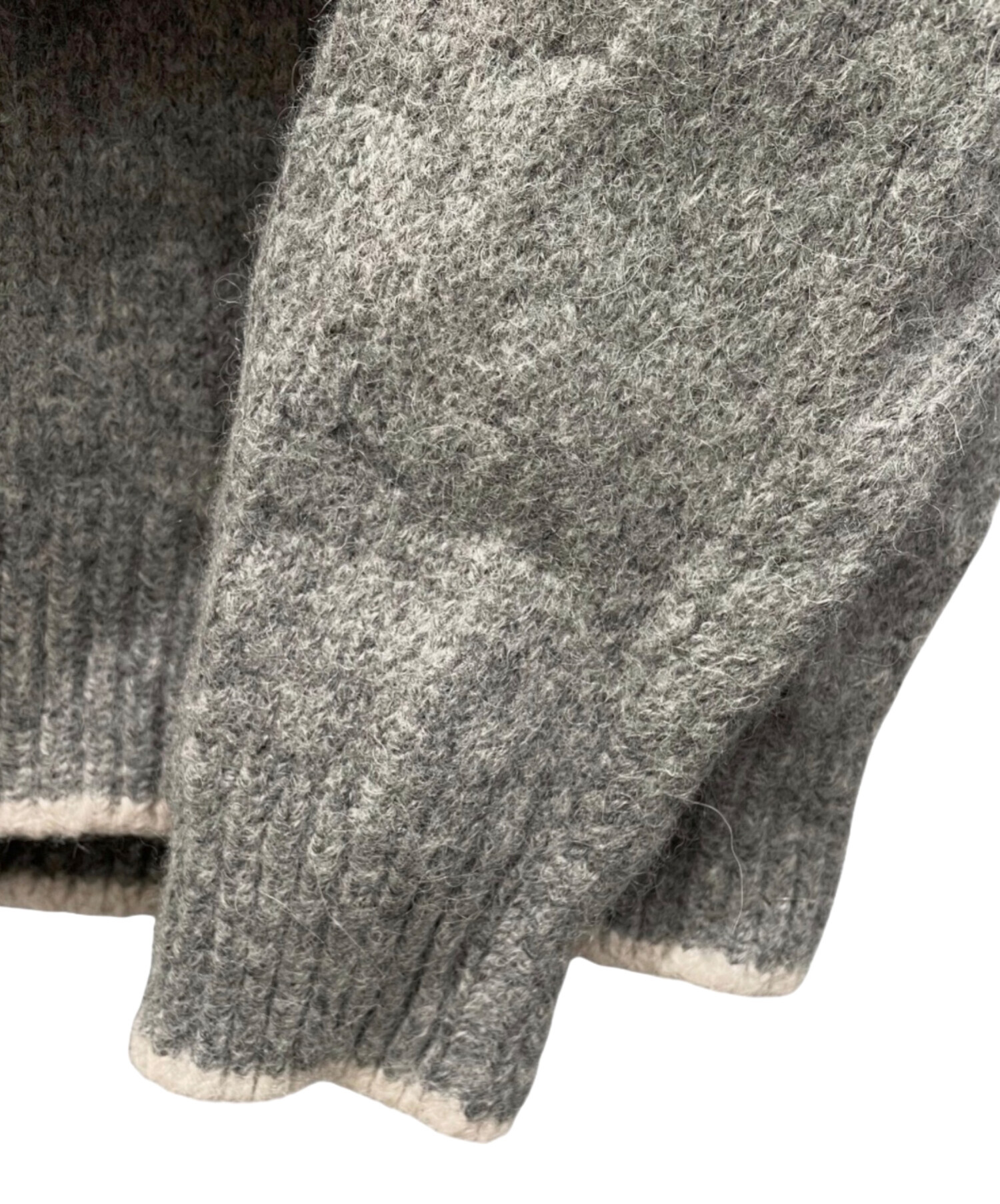 中古・古着通販】MONCLER (モンクレール) タートルネックニット グレー
