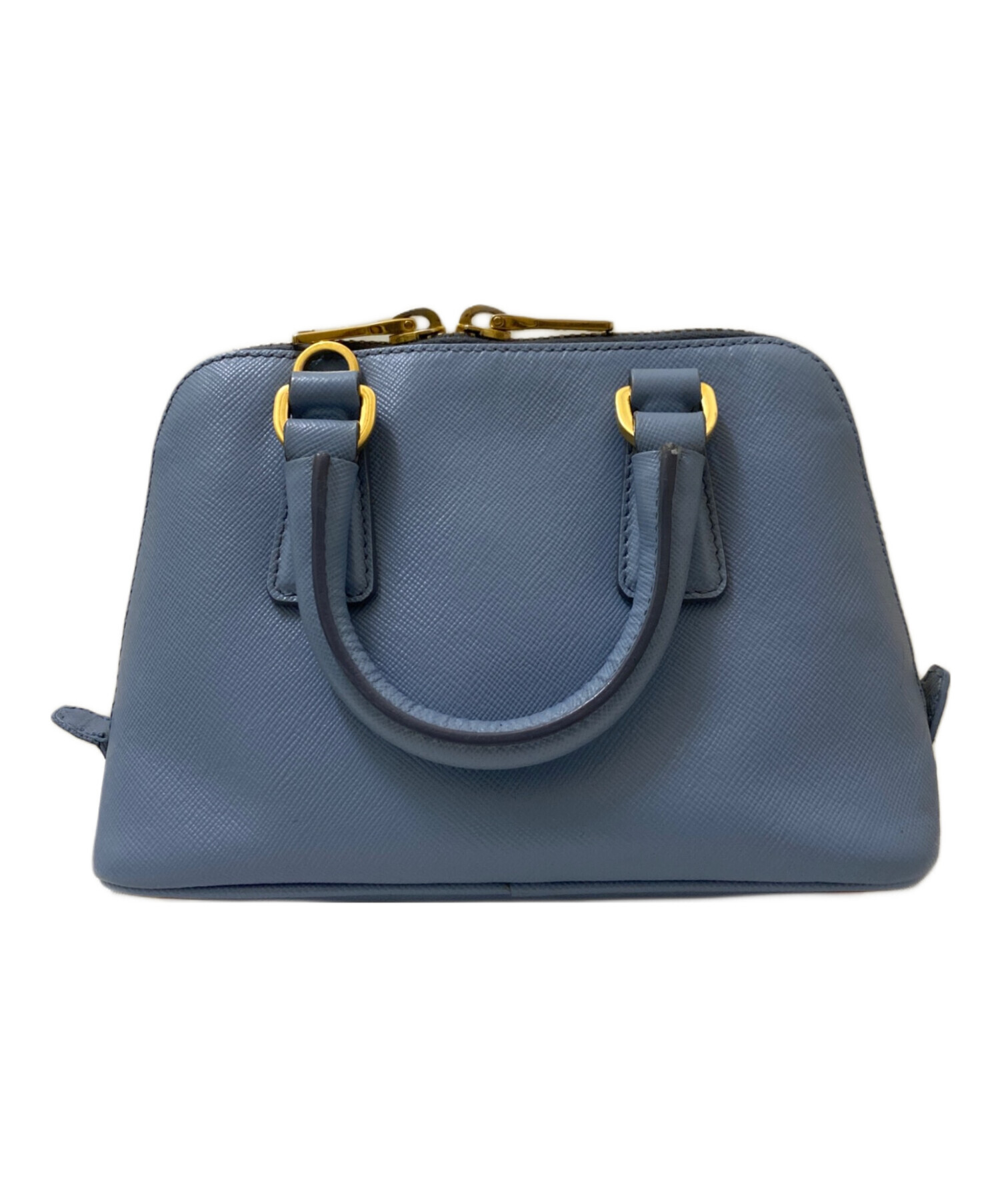 中古・古着通販】PRADA (プラダ) 2WAYショルダーバッグ ブルー