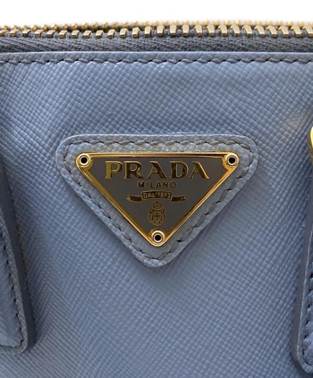 中古・古着通販】PRADA (プラダ) 2WAYショルダーバッグ ブルー