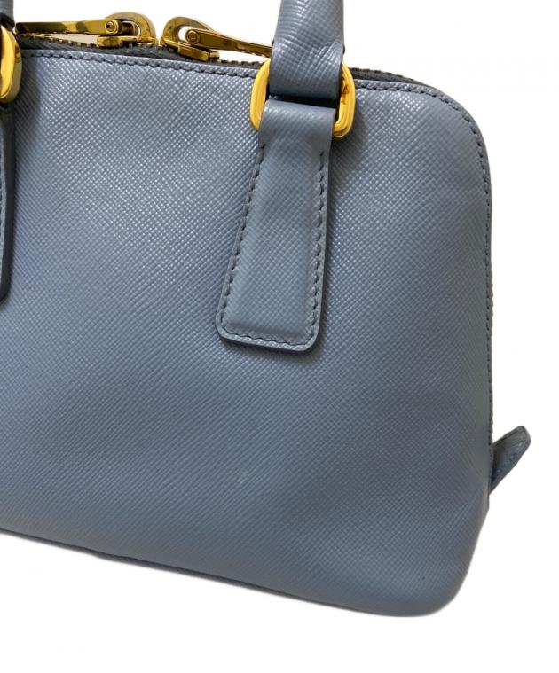 中古・古着通販】PRADA (プラダ) 2WAYショルダーバッグ ブルー