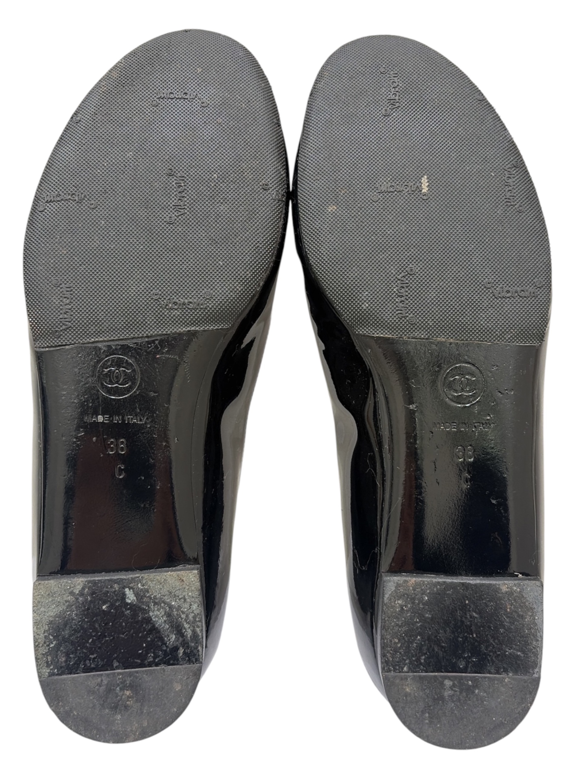 【チャンス】CHANEL フラットシューズ　size39 中古 中古・古着通販】CHANEL (シャネル) フラットシューズ ブラック サイズ