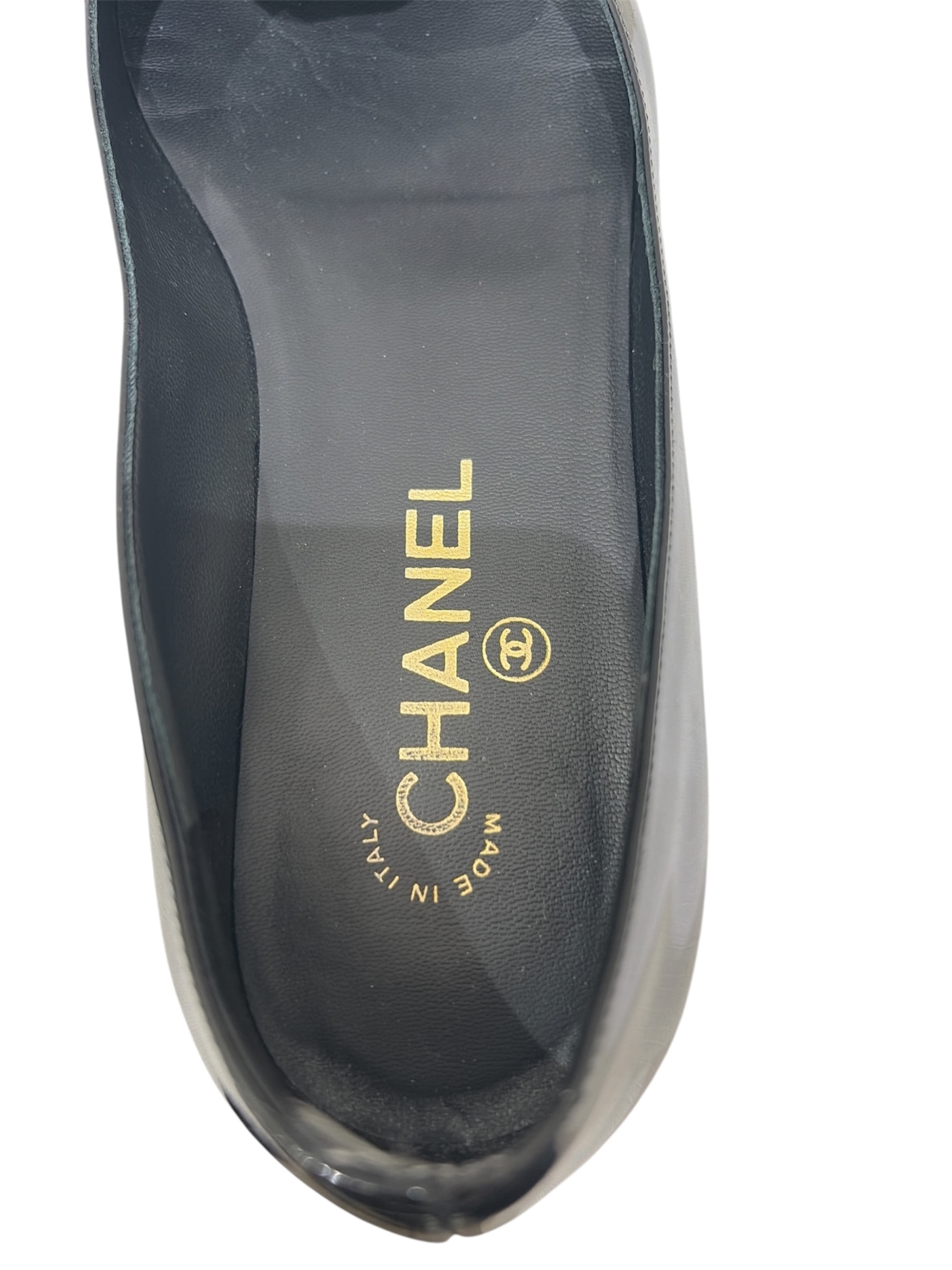 【チャンス】CHANEL フラットシューズ　size39 中古 中古・古着通販】CHANEL (シャネル) フラットシューズ ブラック サイズ